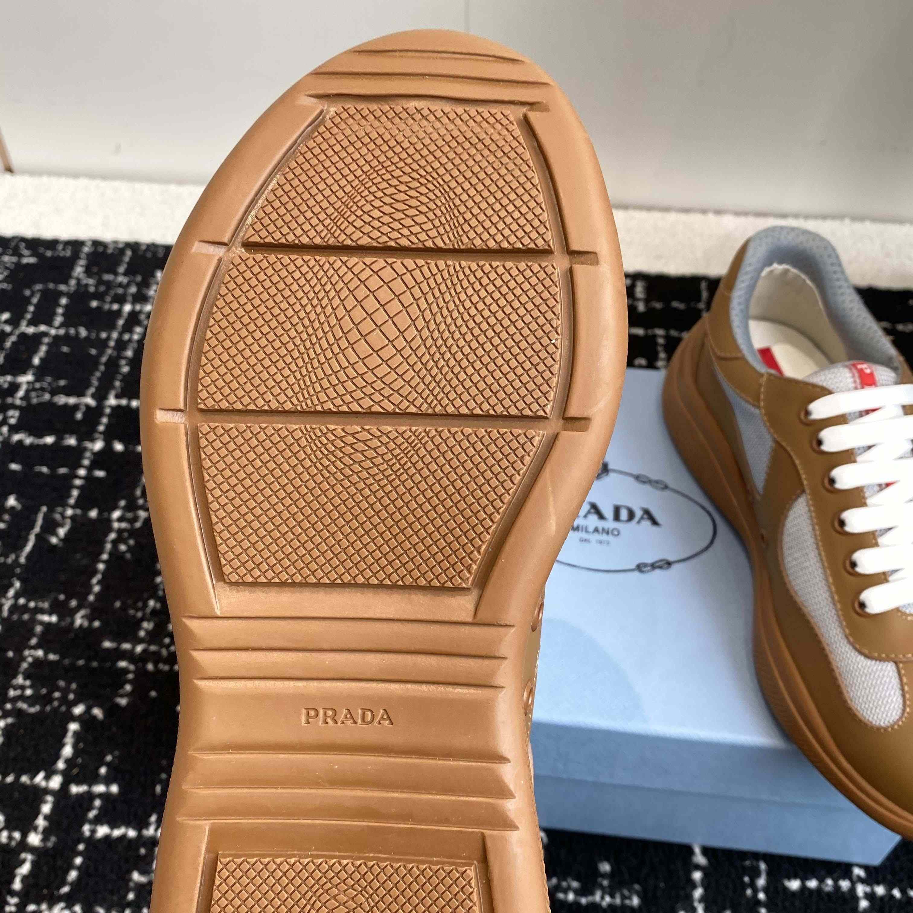 Prada America's Cup Soft Rubber And Bike Fabric Sneakers - DopestKickz