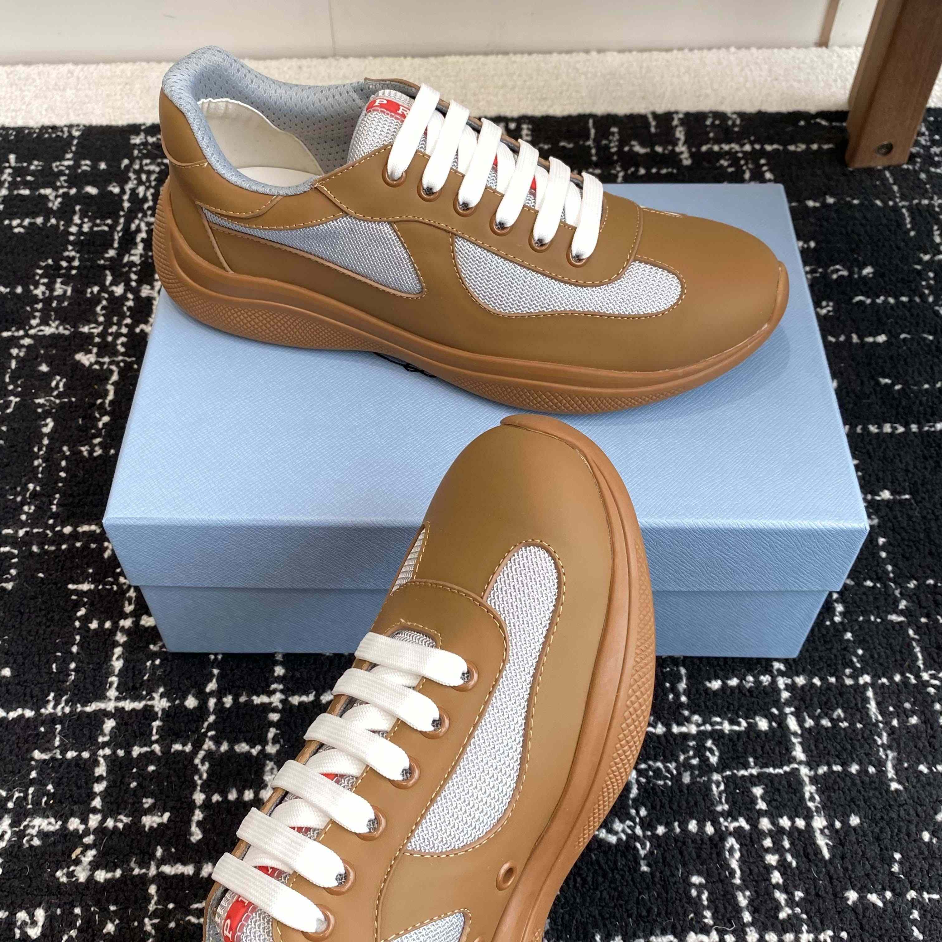 Prada America's Cup Soft Rubber And Bike Fabric Sneakers - DopestKickz