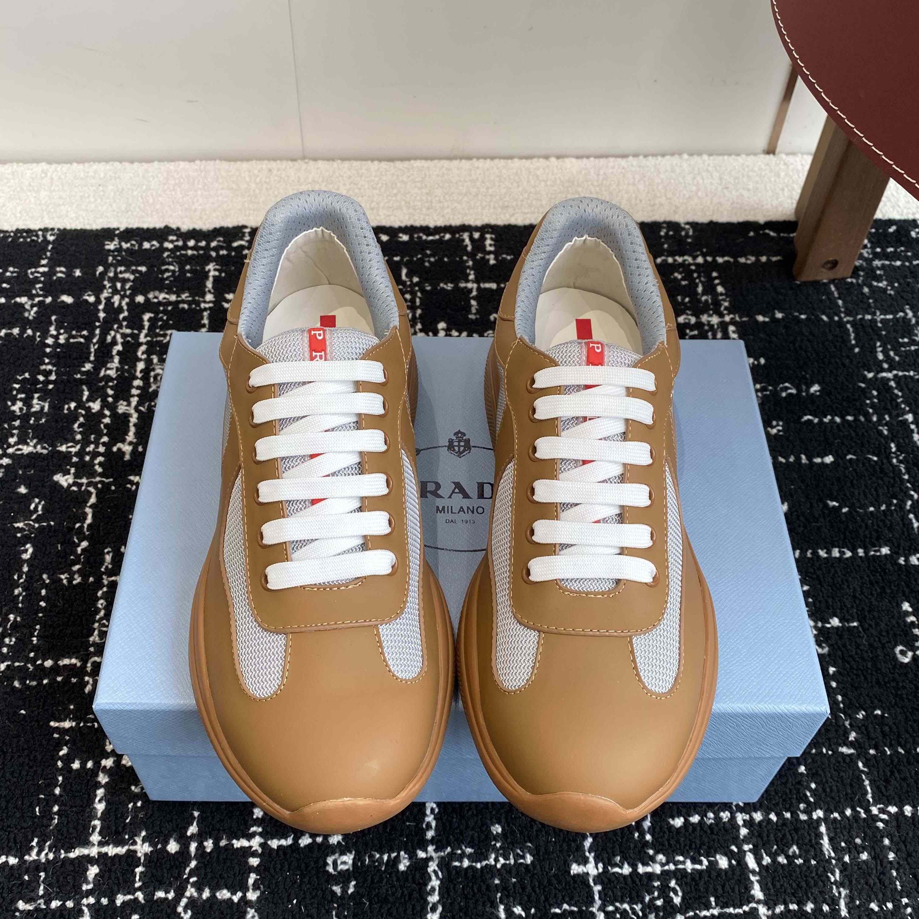 Prada America's Cup Soft Rubber And Bike Fabric Sneakers - DopestKickz