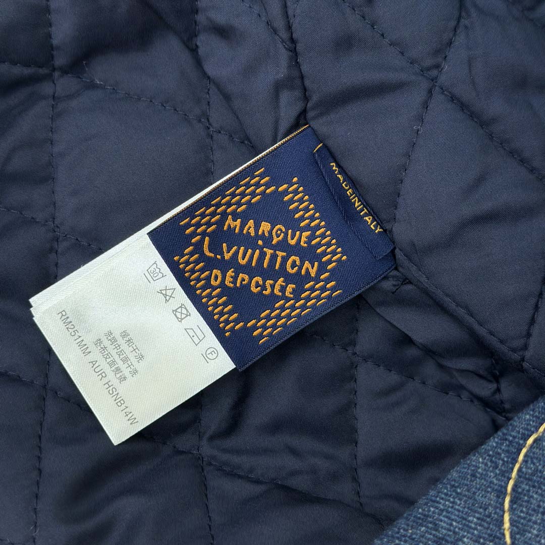 Louis Vuitton Embroidered Denim Blouson   1AILM5 - DopestKickz