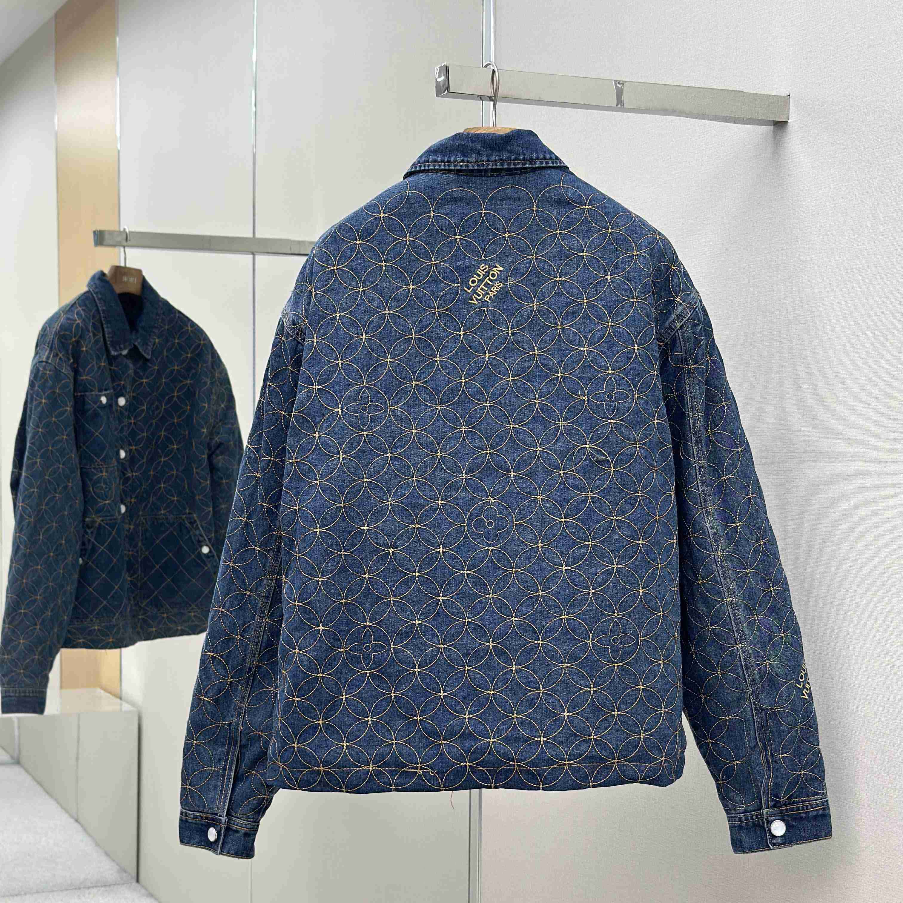 Louis Vuitton Embroidered Denim Blouson   1AILM5 - DopestKickz