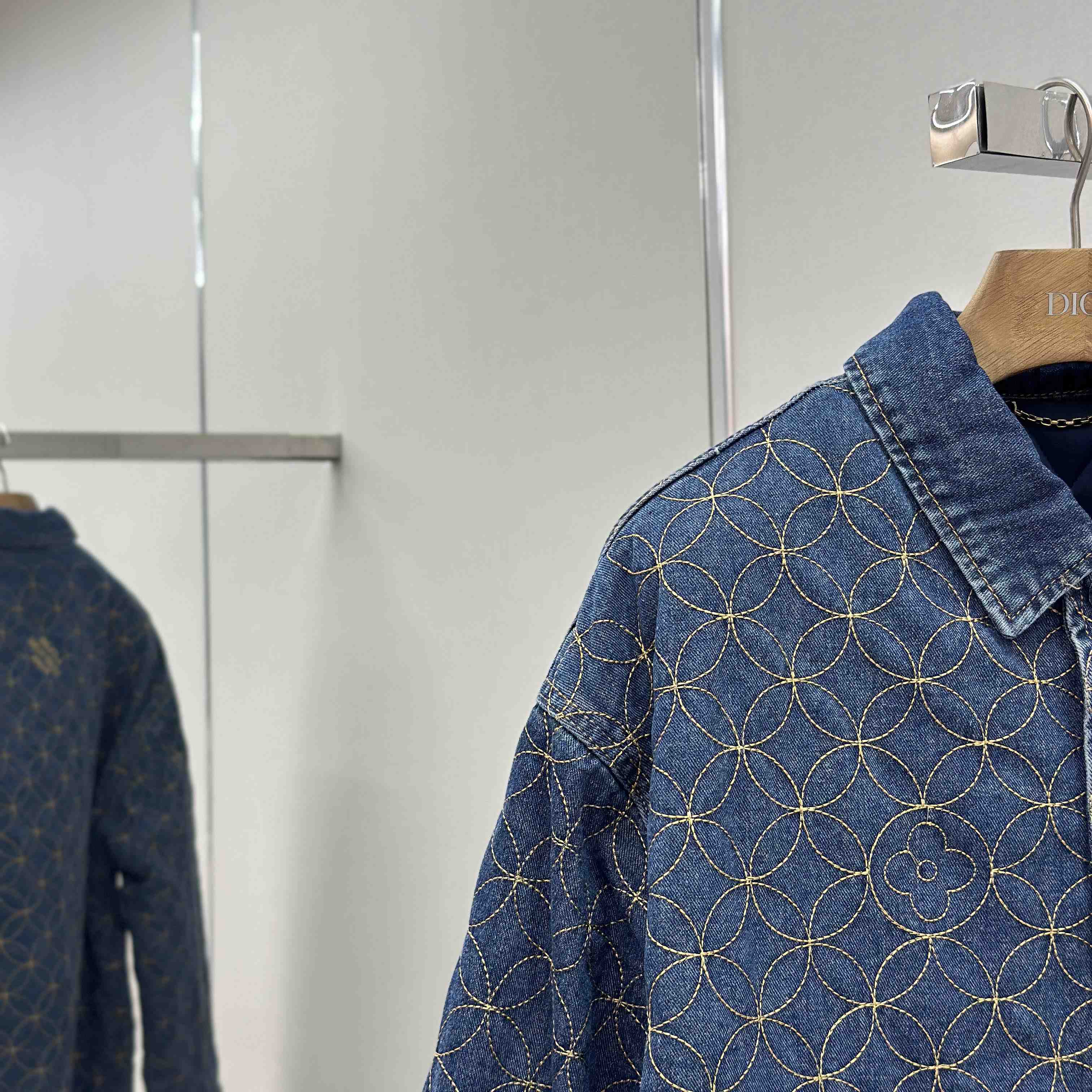 Louis Vuitton Embroidered Denim Blouson   1AILM5 - DopestKickz