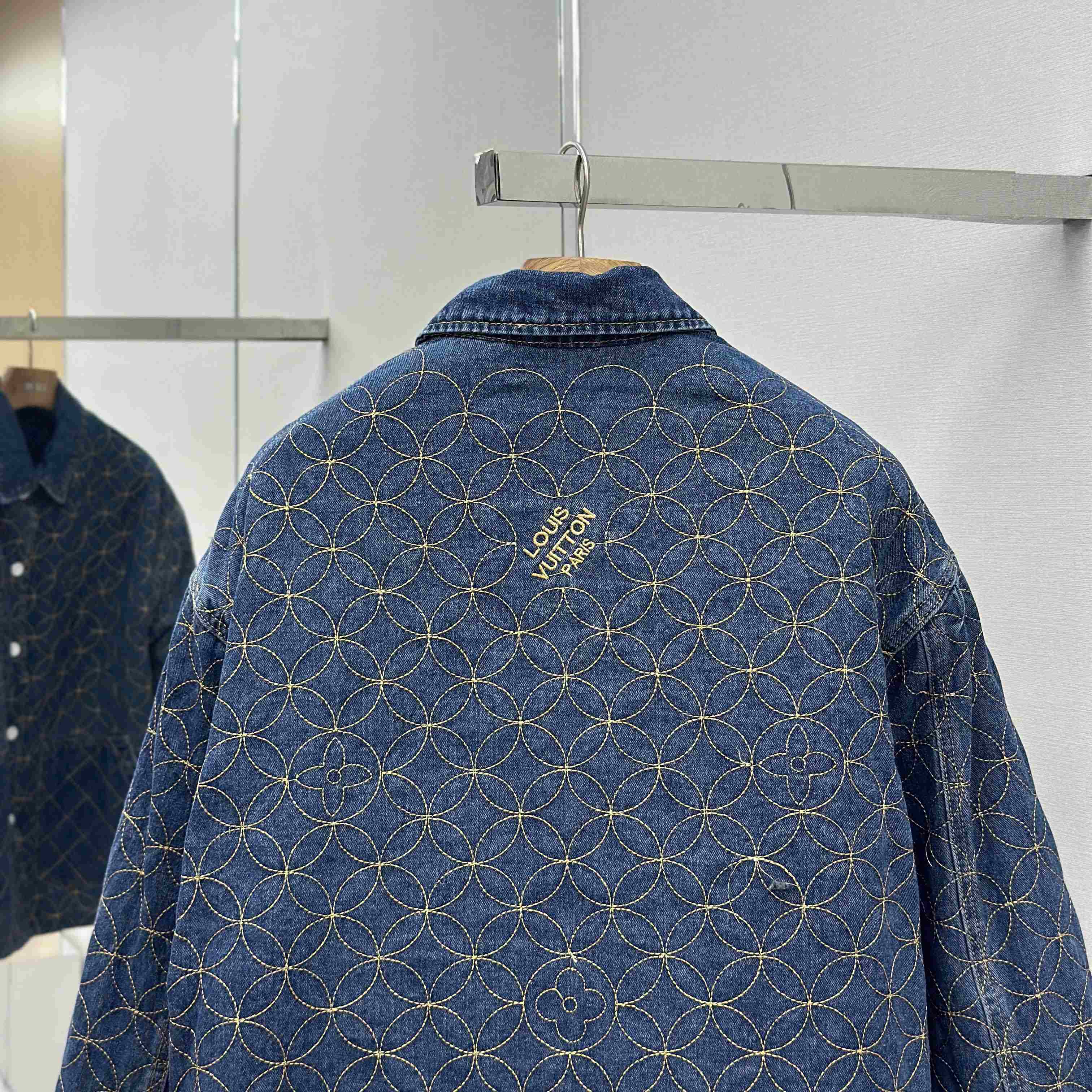 Louis Vuitton Embroidered Denim Blouson   1AILM5 - DopestKickz