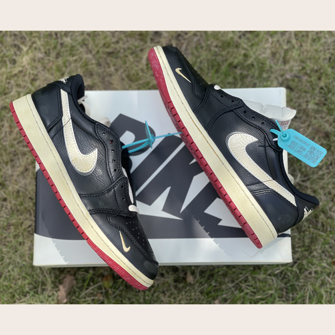 Nigel Sylvester x Jordan Air Jordan 1 Low OG Nitro Better With Time    IB8958-001 - DopestKickz