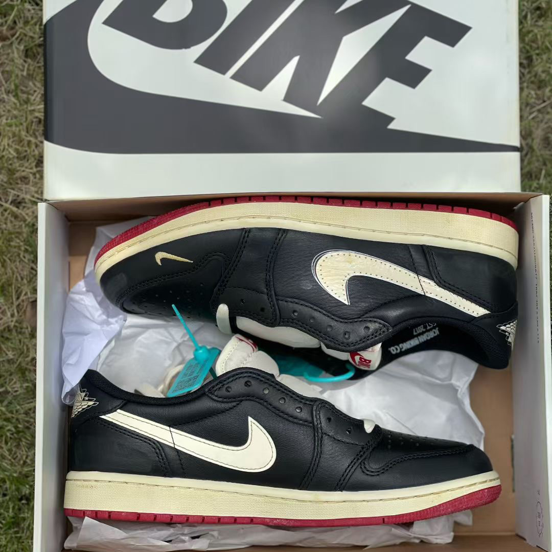 Nigel Sylvester x Jordan Air Jordan 1 Low OG Nitro Better With Time    IB8958-001 - DopestKickz