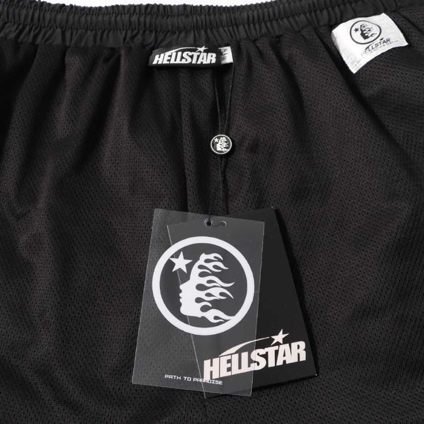 Hellstar Waxed Nylon Athletic Shorts - DopestKickz