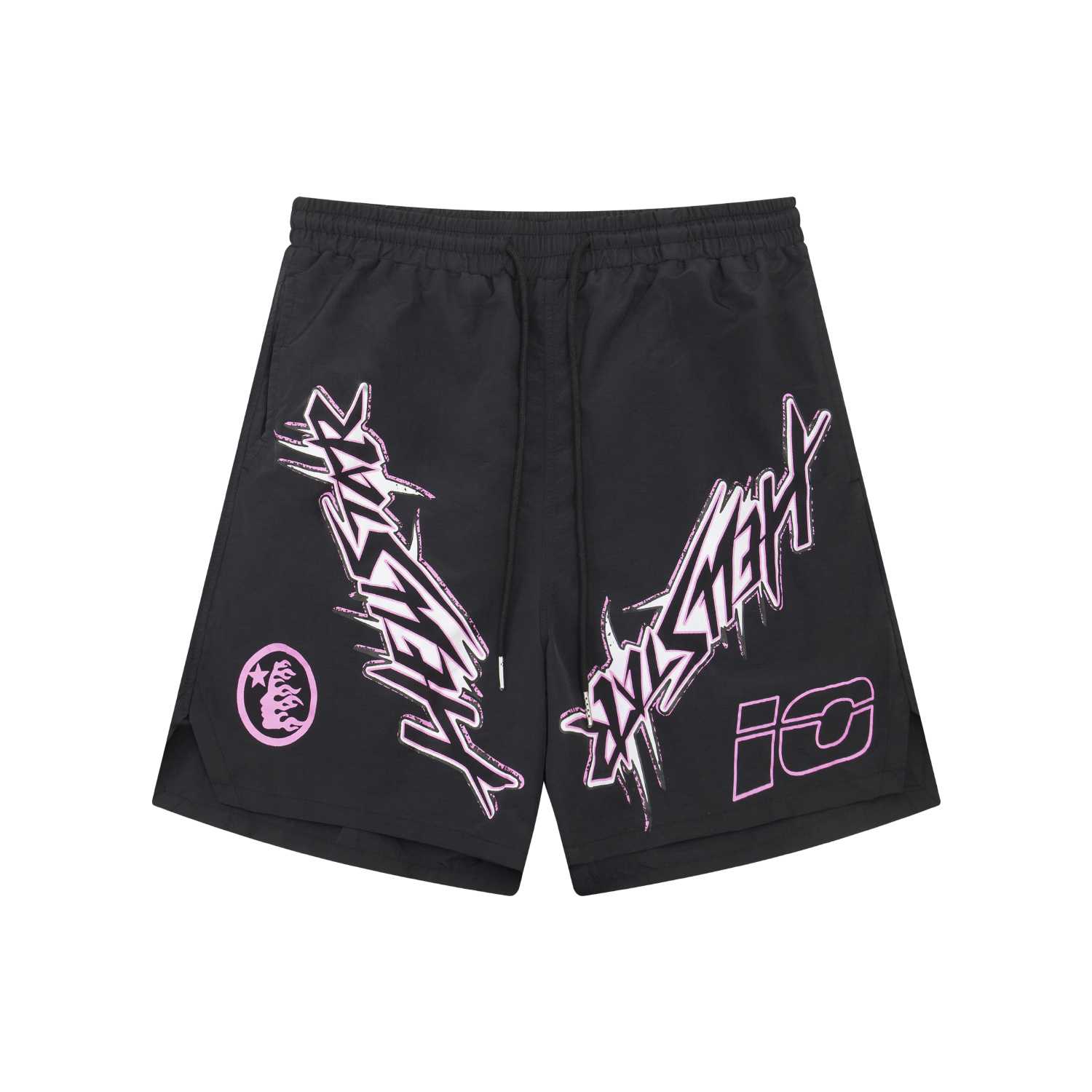 Hellstar Waxed Nylon Athletic Shorts - DopestKickz