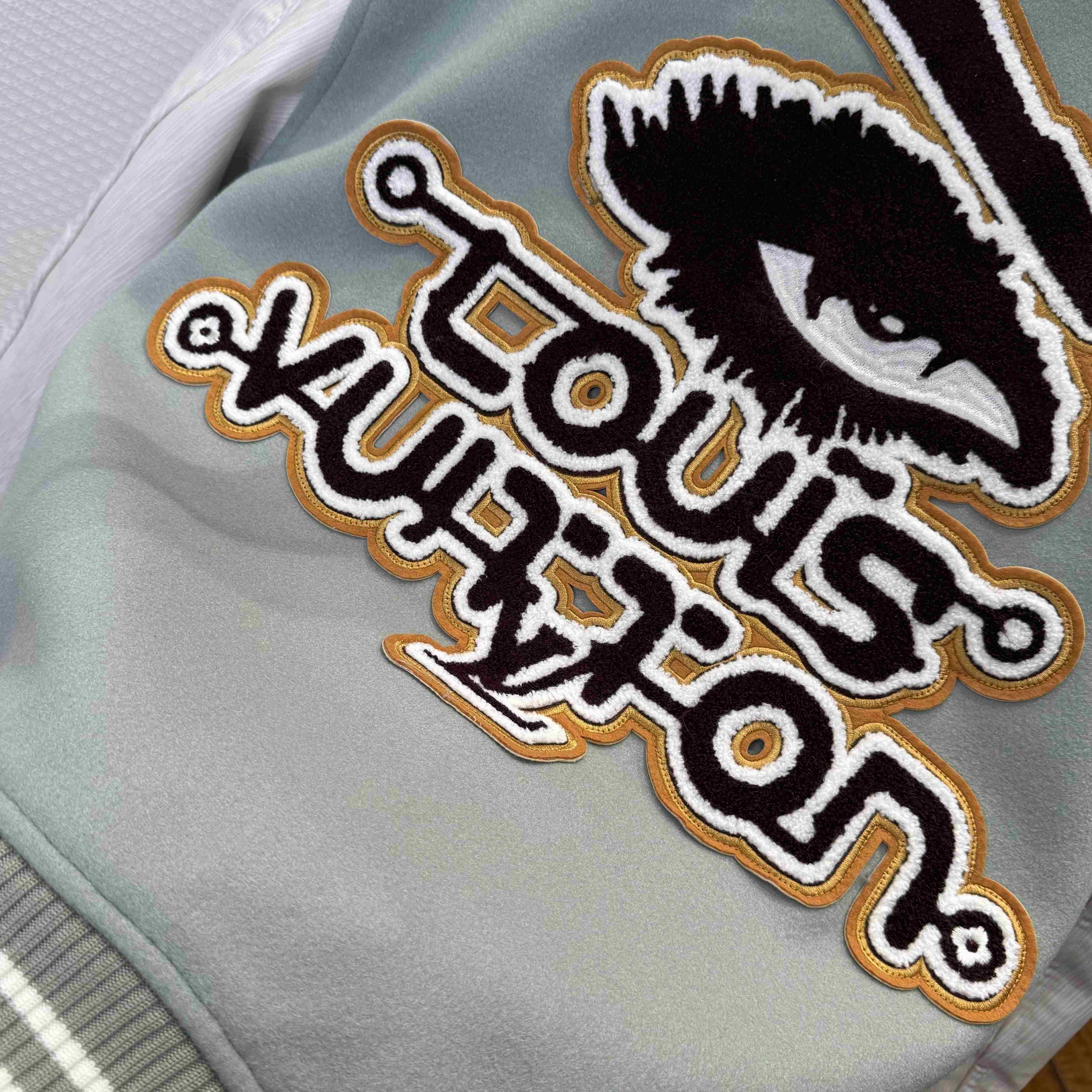 Louis Vuitton Varsity Leather Blouson   1ABY6D - DopestKickz