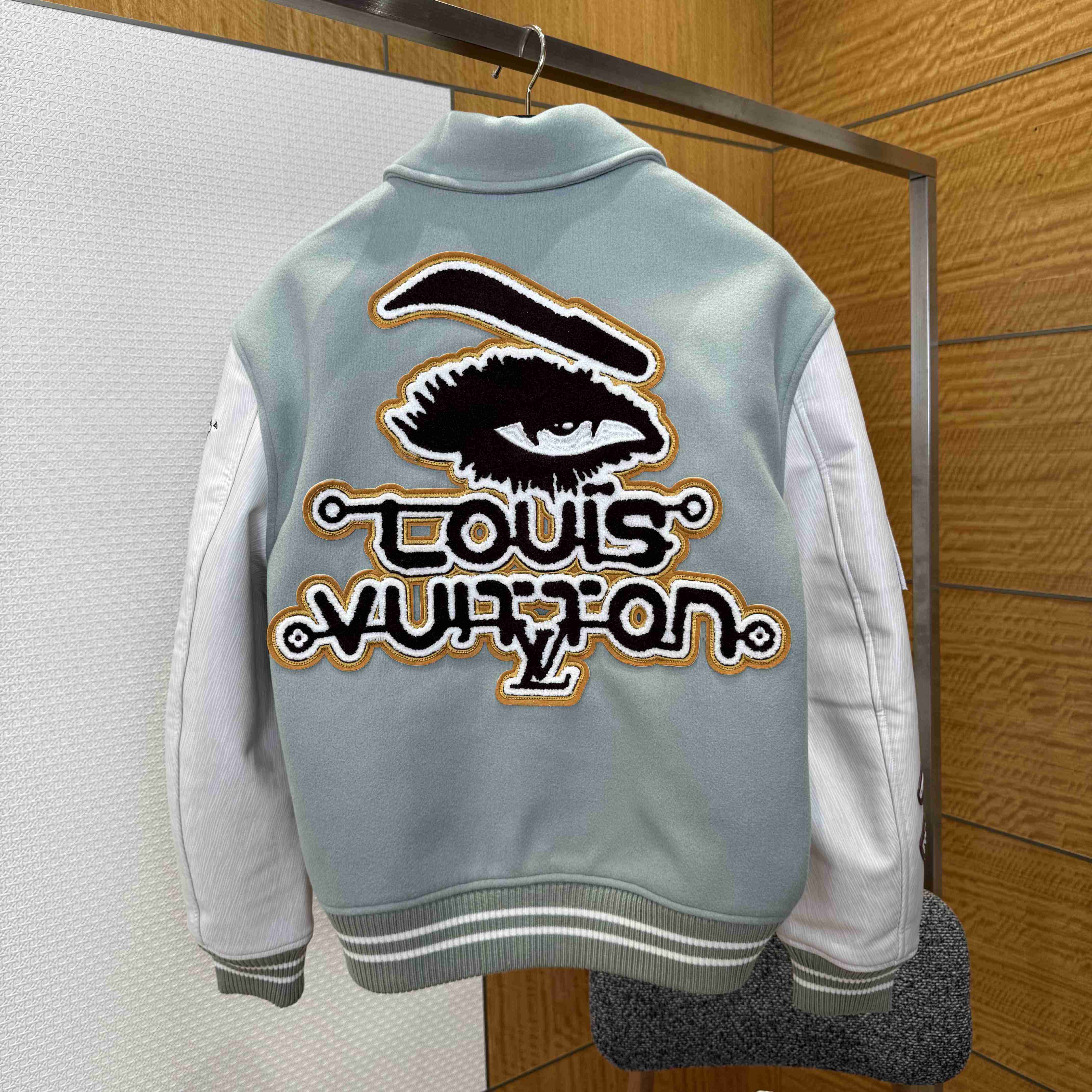 Louis Vuitton Varsity Leather Blouson   1ABY6D - DopestKickz
