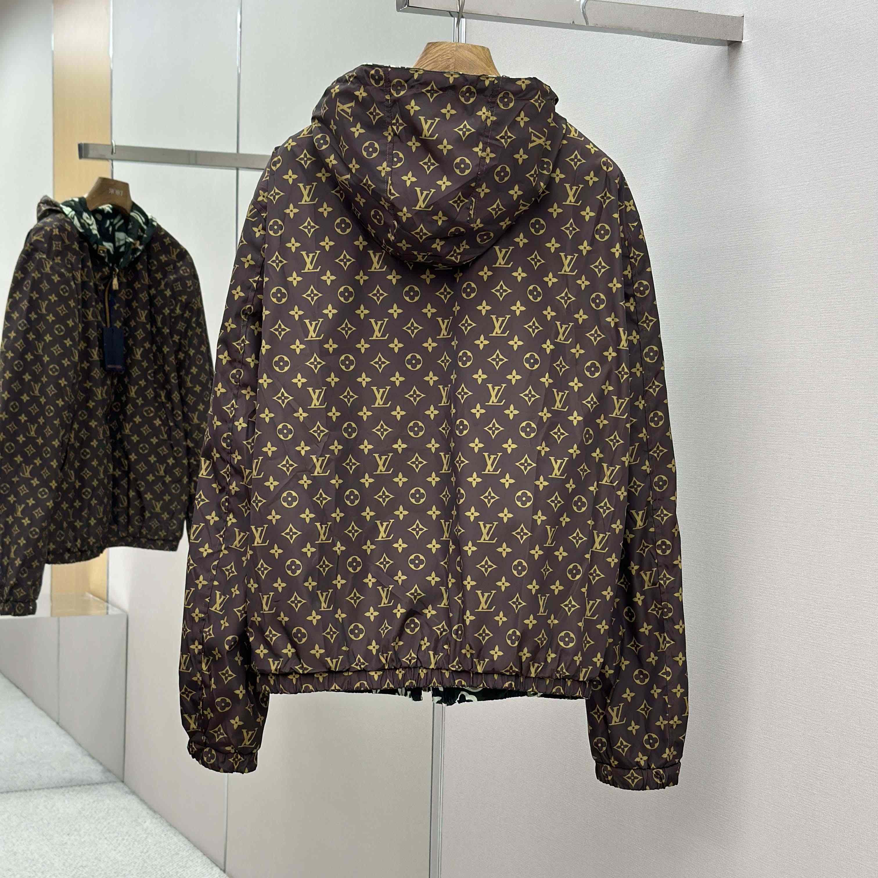 Louis Vuitton Monogram Reversible Windbreaker   1AILQT - DopestKickz