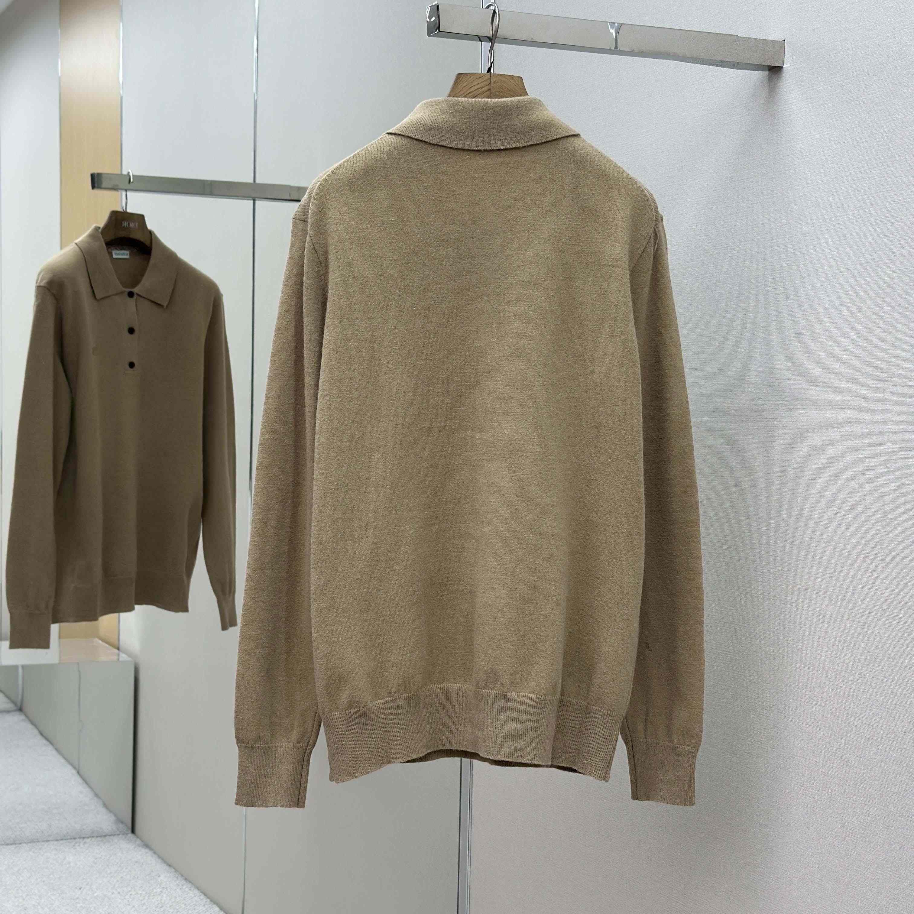 Burberry Long-sleeve Cashmere Blend Polo Shirt - DopestKickz