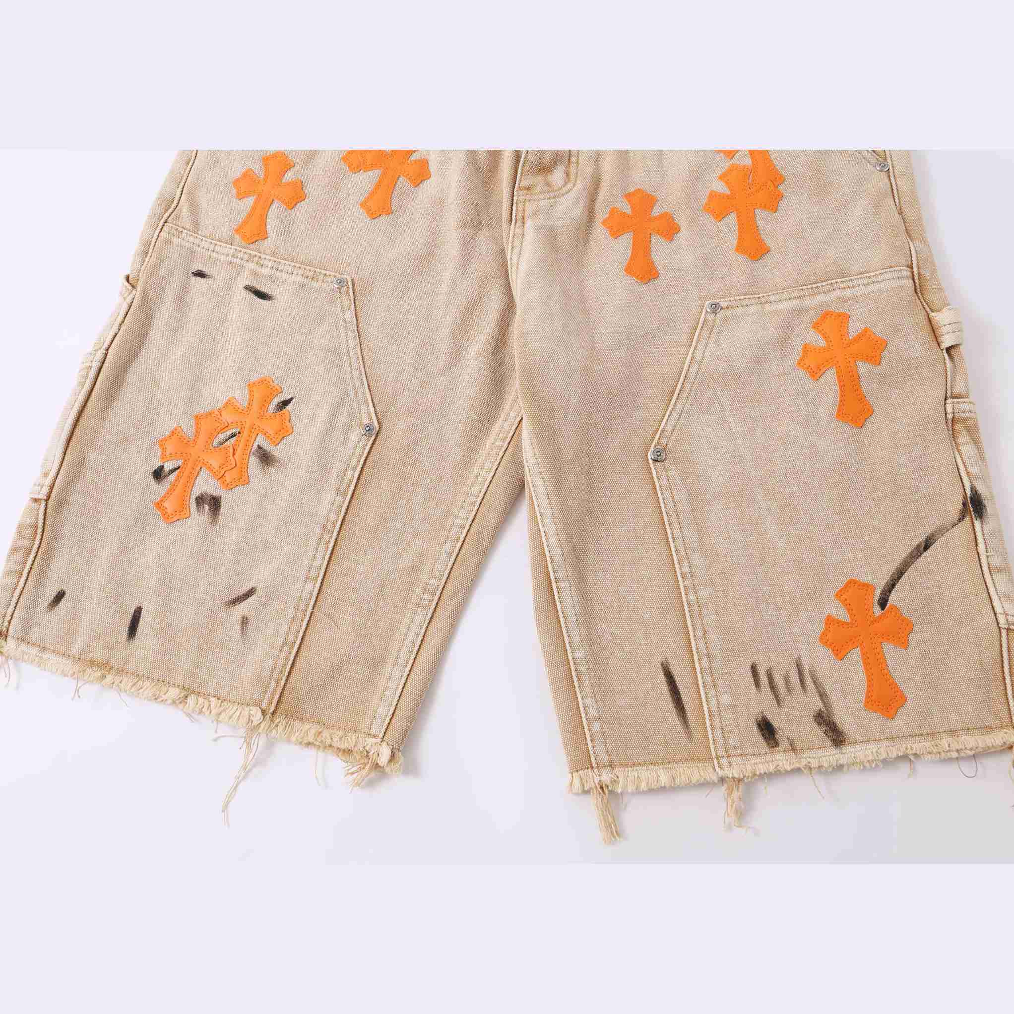 Chrome Hearts Denim Shorts - DopestKickz