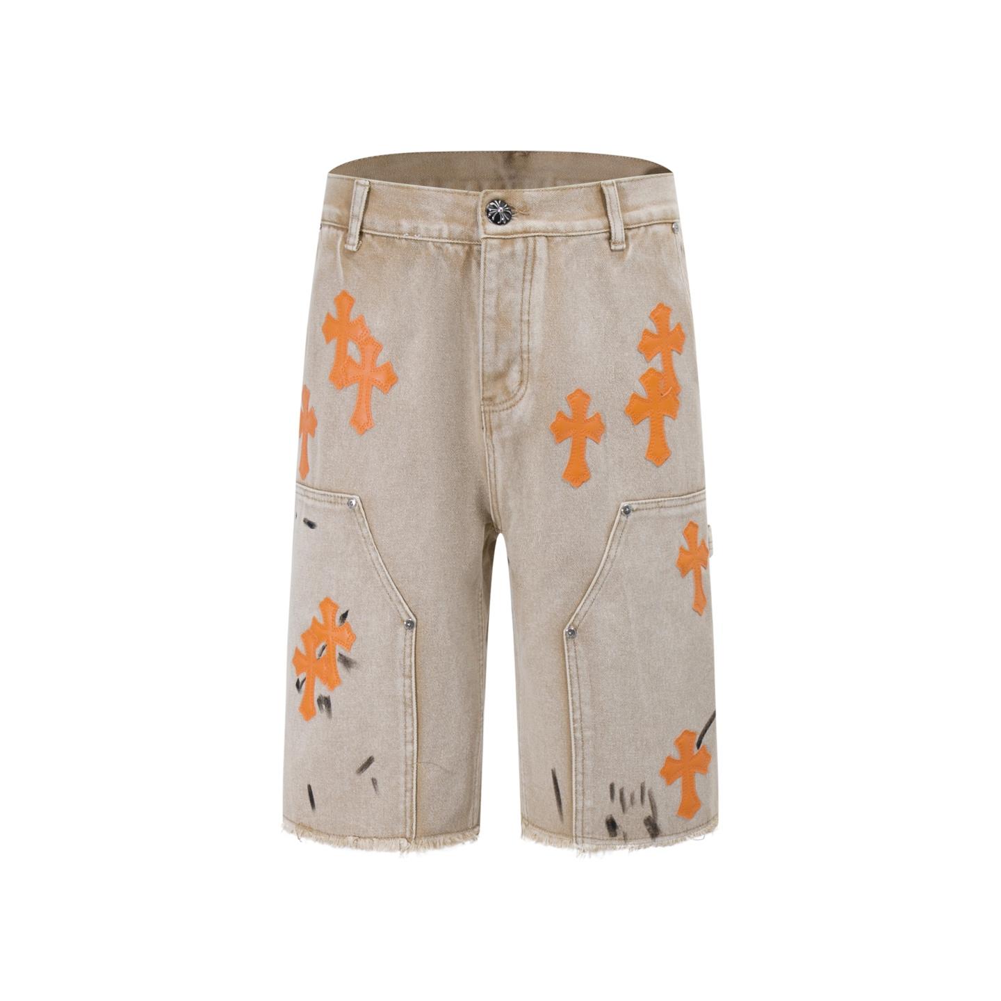 Chrome Hearts Denim Shorts - DopestKickz