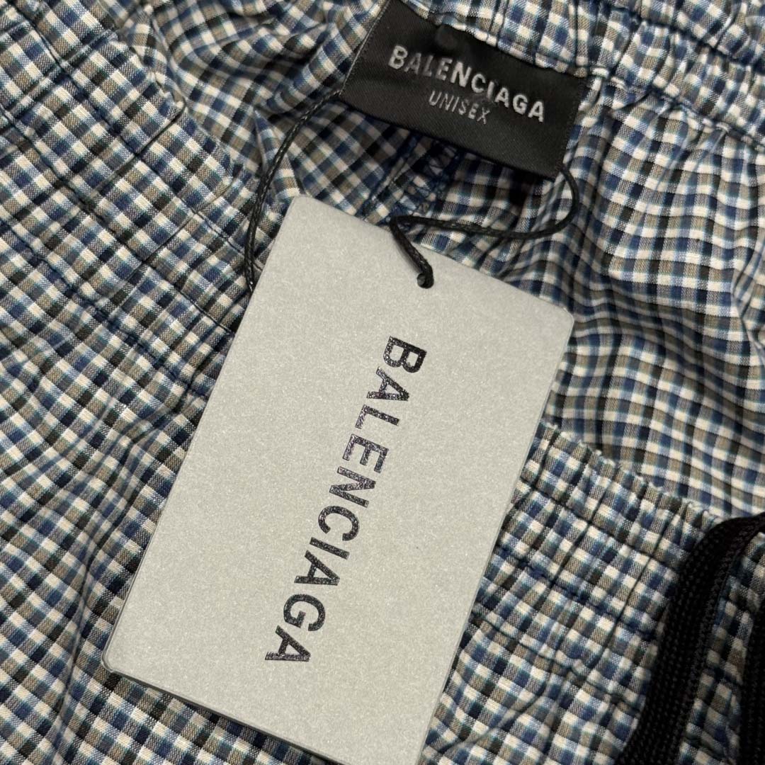 Balenciaga Tracksuit Pants In Blue And Beige - DopestKickz