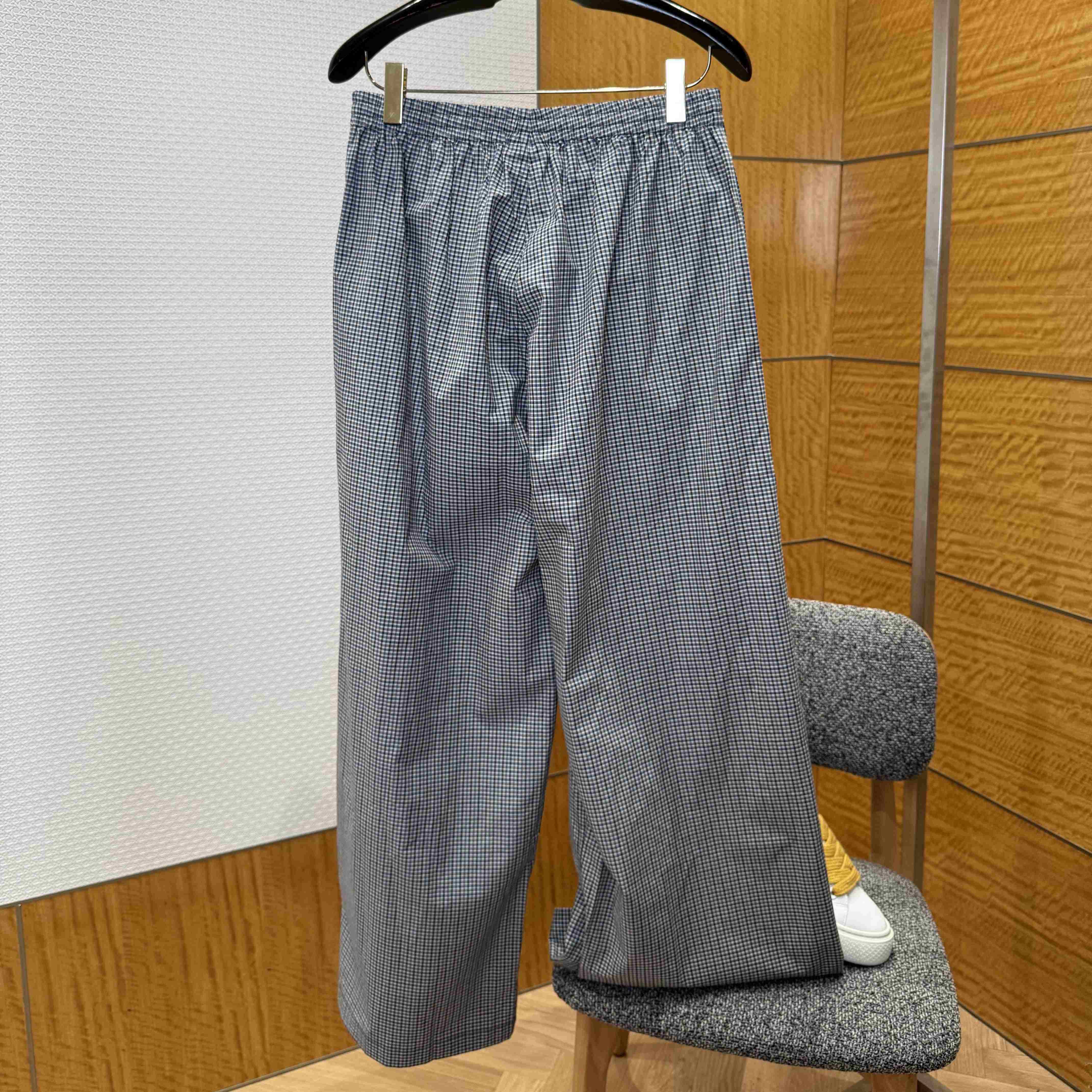 Balenciaga Tracksuit Pants In Blue And Beige - DopestKickz