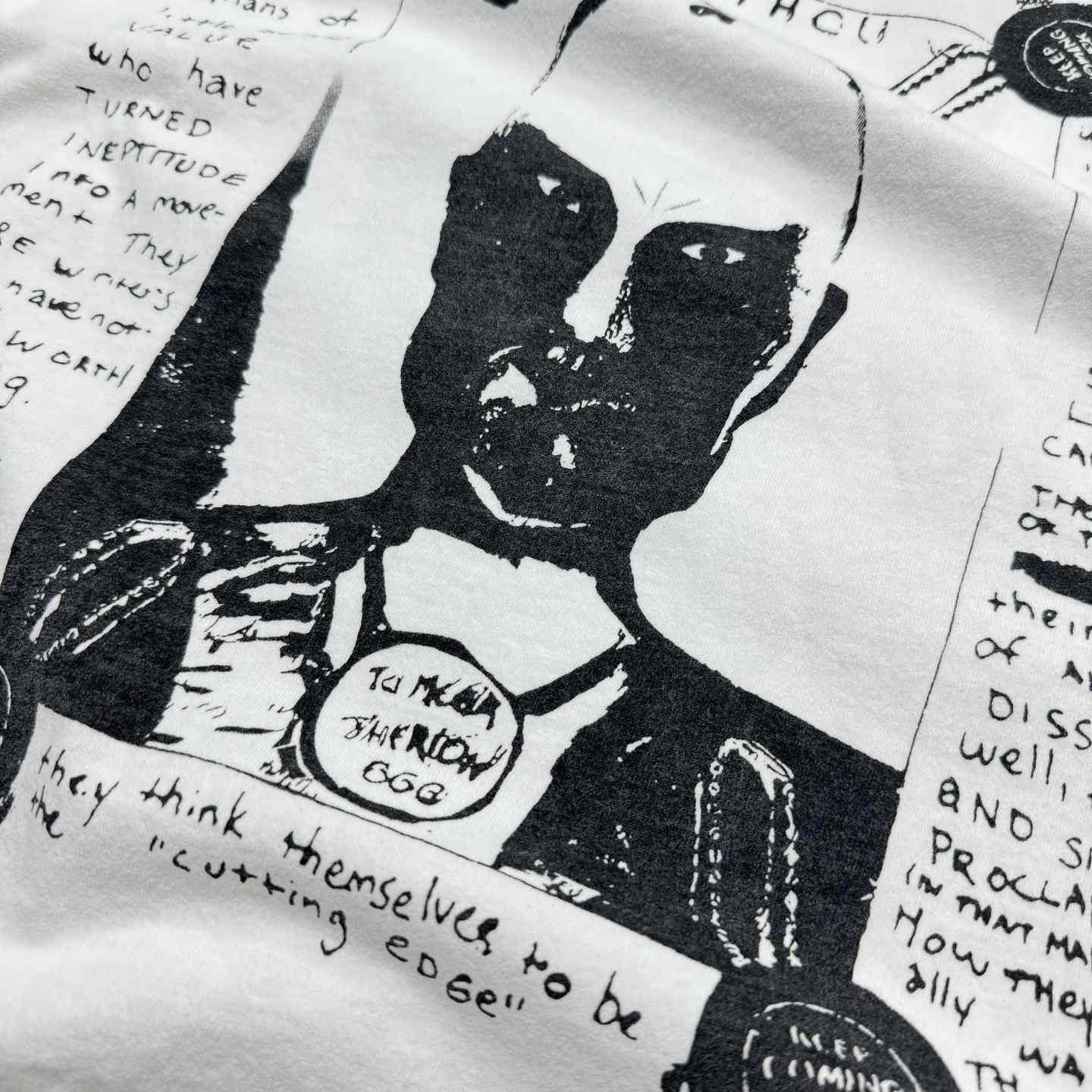 Enfants Riches Déprimés Do What Thou Wilt Long-Sleeve T-Shirt 'Faded White' - DopestKickz