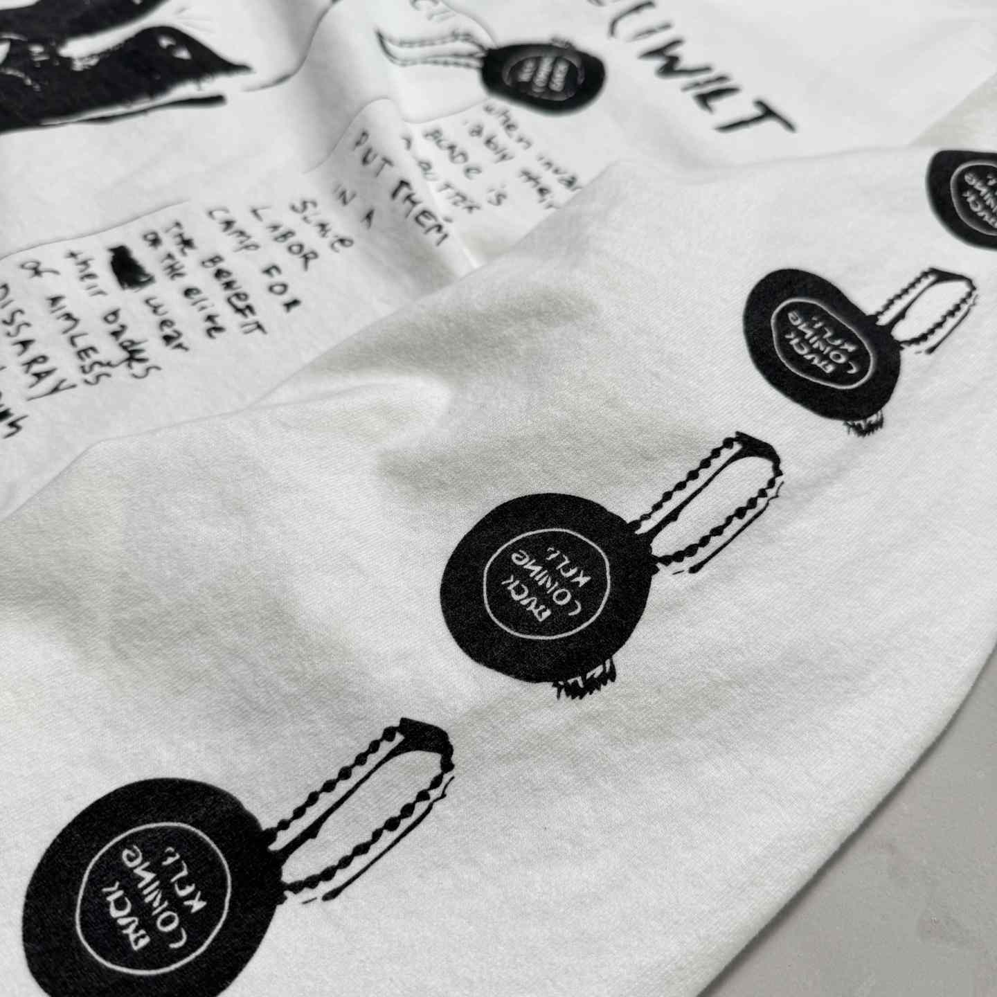 Enfants Riches Déprimés Do What Thou Wilt Long-Sleeve T-Shirt 'Faded White' - DopestKickz