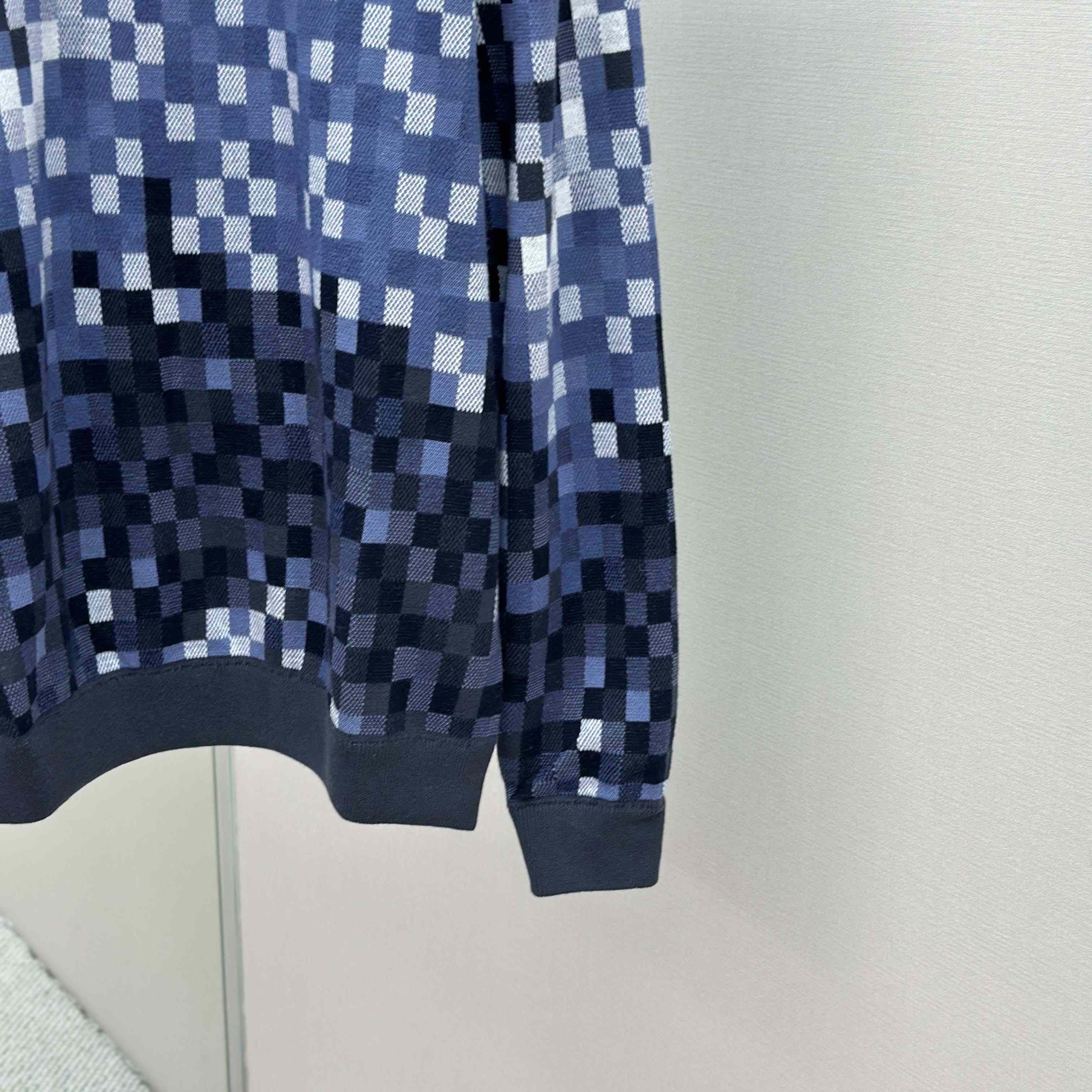 Louis Vuitton LV Vers Damoflage Jacquard Pullover   1AGHTO - DopestKickz