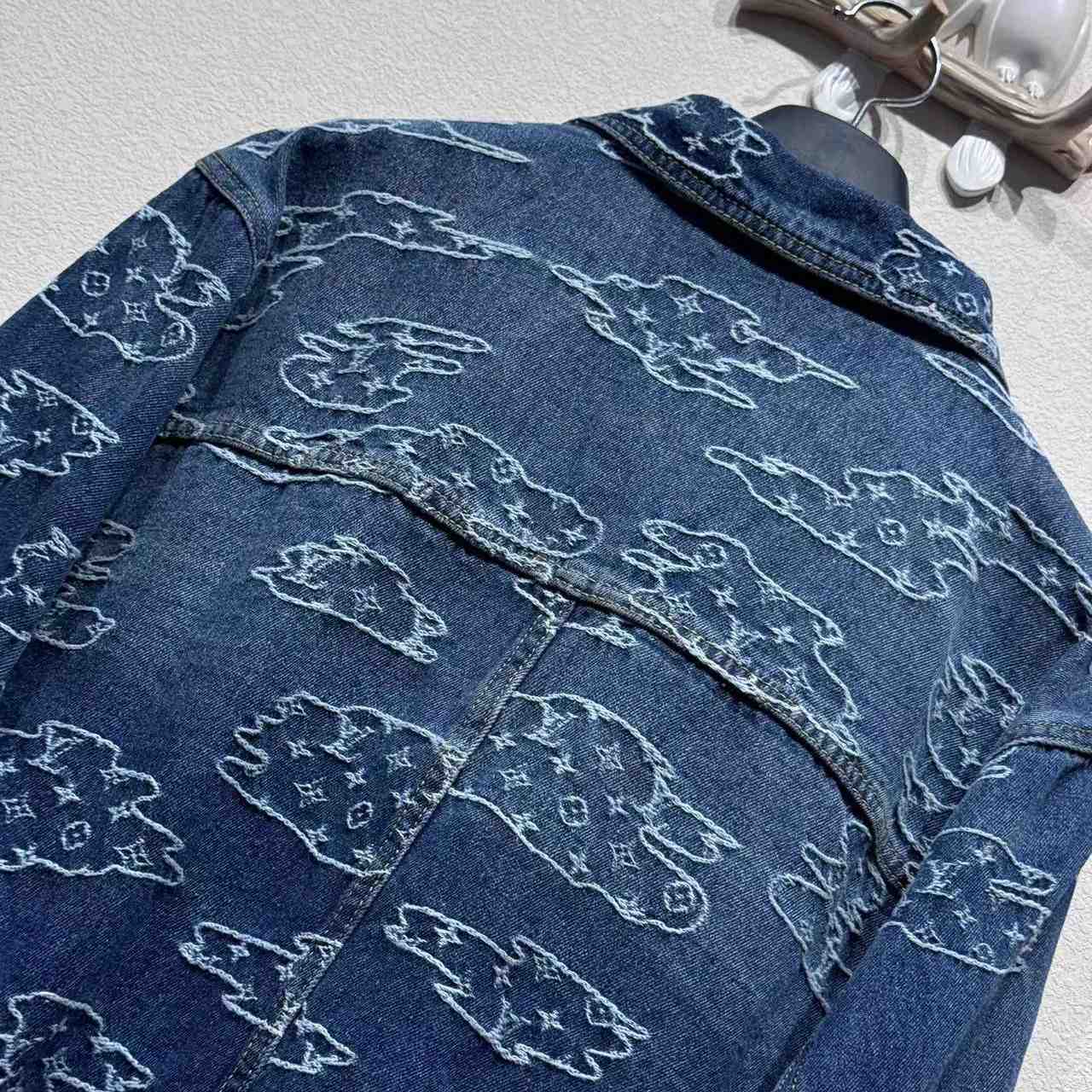 Louis Vuitton Monogram Denim Jacket - DopestKickz