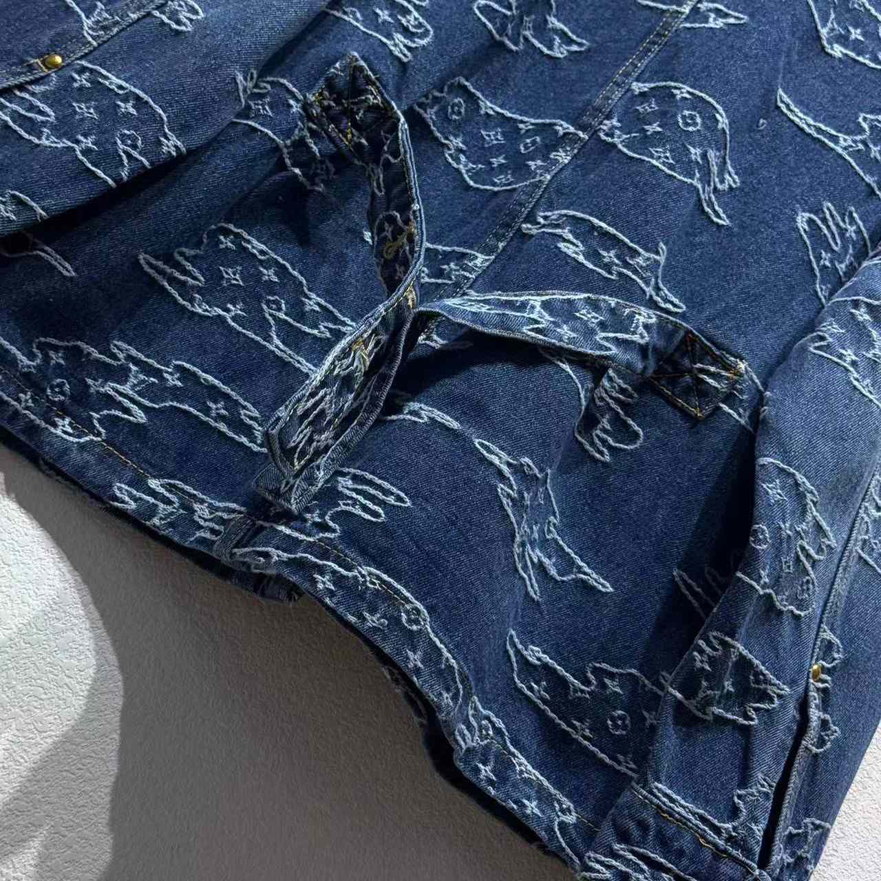 Louis Vuitton Monogram Denim Jacket - DopestKickz