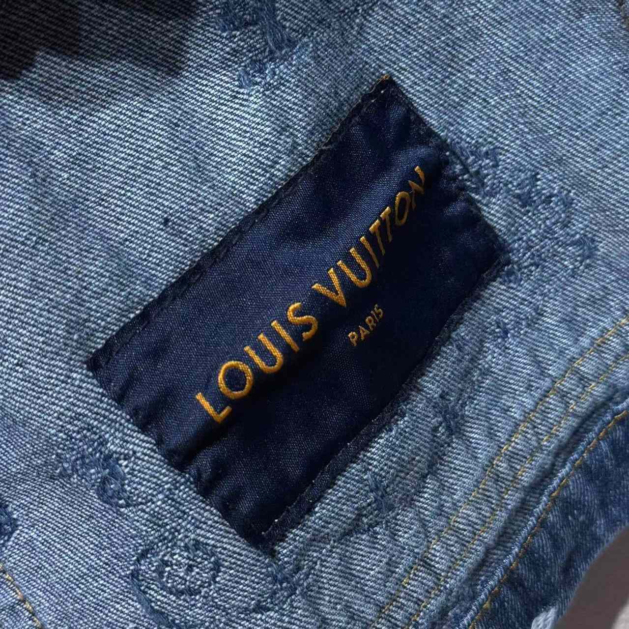 Louis Vuitton Monogram Denim Jacket - DopestKickz