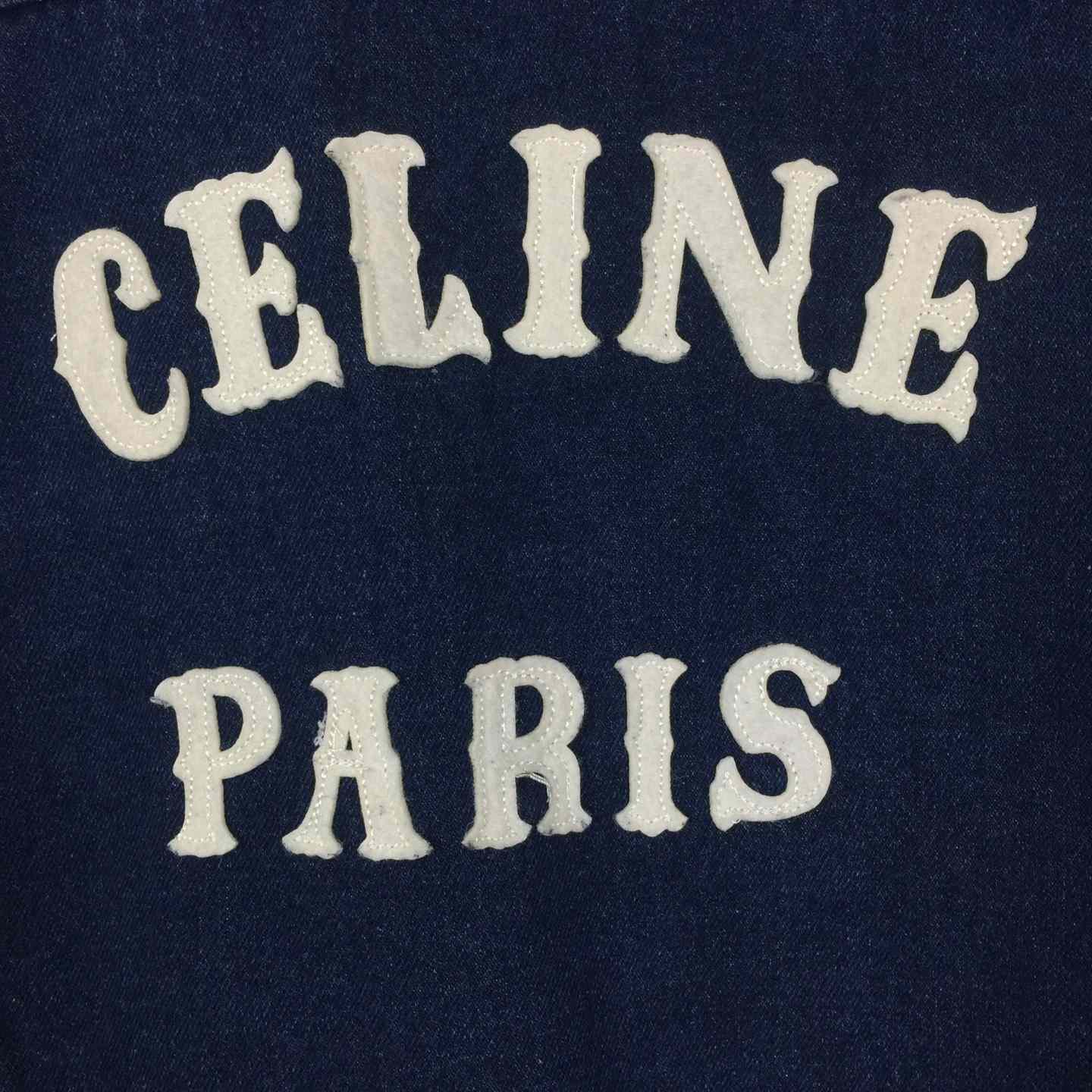 Celine Trucker Jacket In Royal Indigo Wash Denim - DopestKickz
