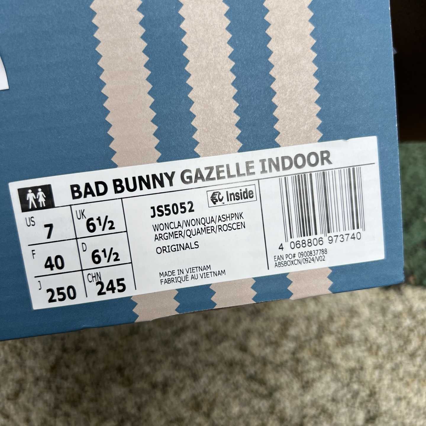 Bad Bunny x Adidas Gazelle   JS5052 - DopestKickz