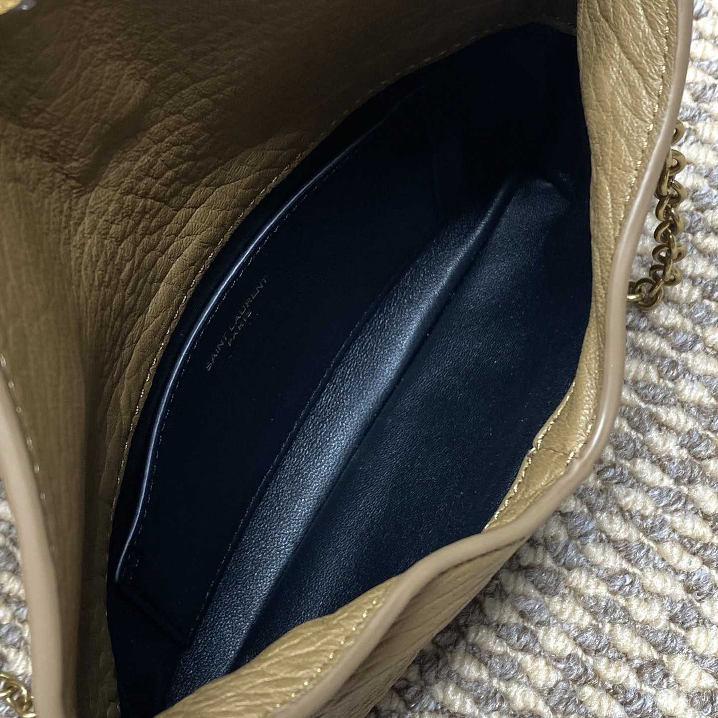 Saint Laurent Cassandre Chain Pouch In Lambskin - DopestKickz