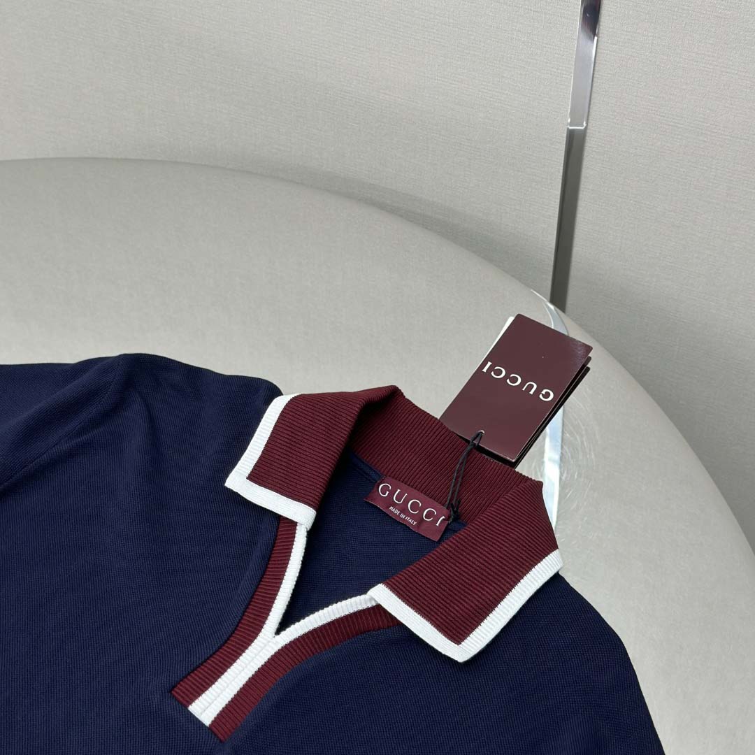 Gucci Cotton Piquet Polo Shirt - DopestKickz