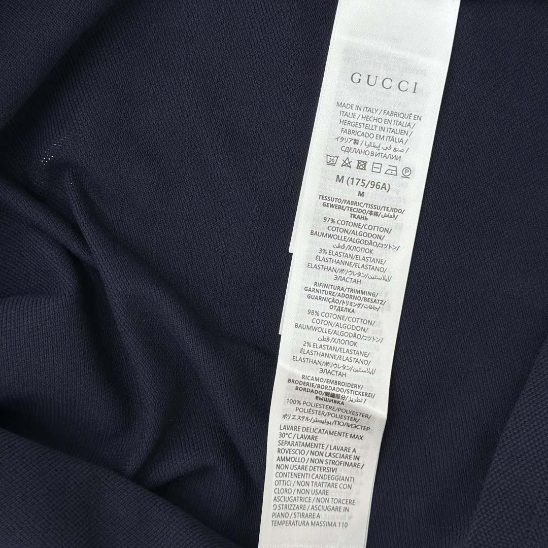 Gucci Cotton Piquet Polo Shirt - DopestKickz