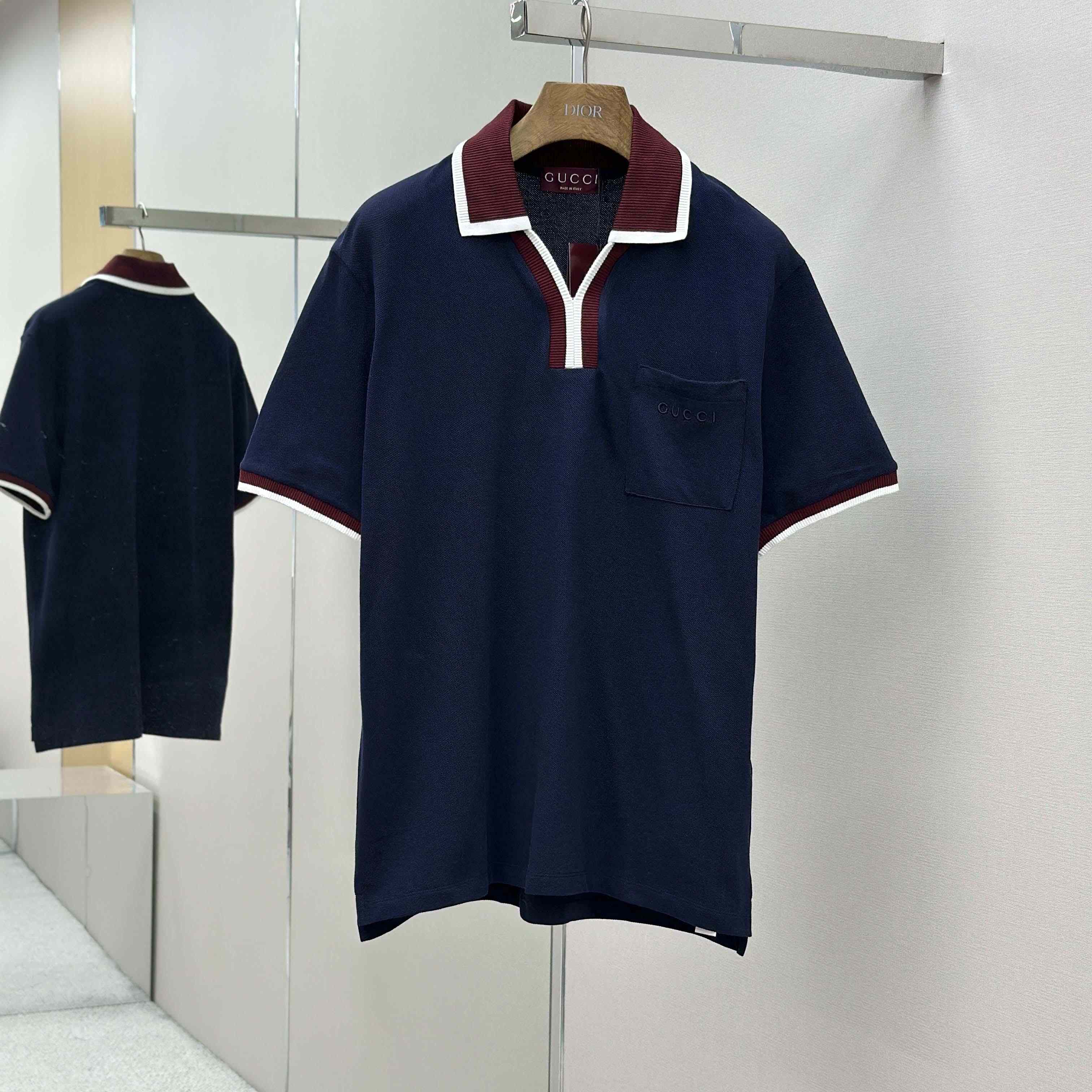 Gucci Cotton Piquet Polo Shirt - DopestKickz