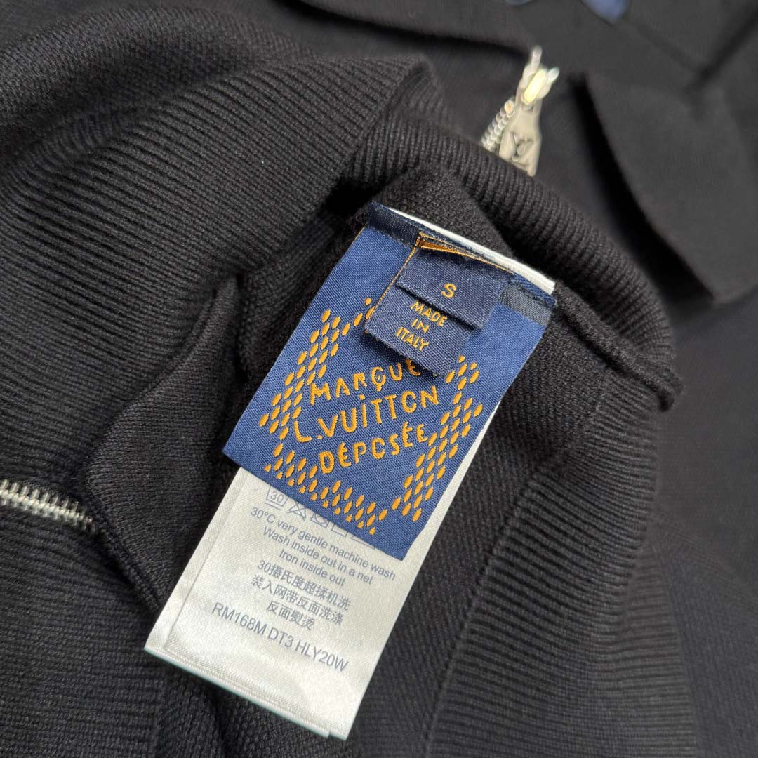 Louis Vuitton Knit Blouson With Leather Details   1AH346 - DopestKickz