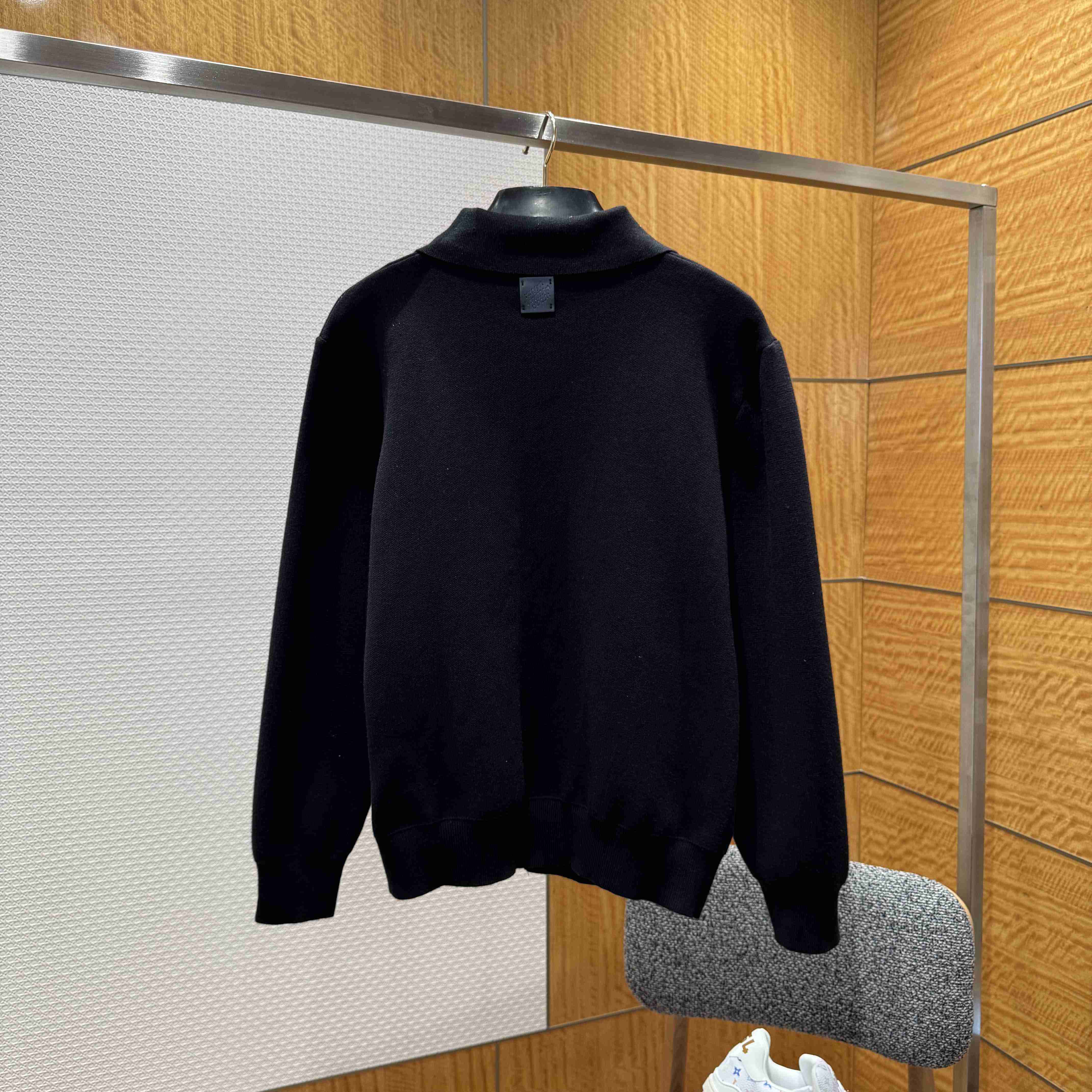 Louis Vuitton Knit Blouson With Leather Details   1AH346 - DopestKickz