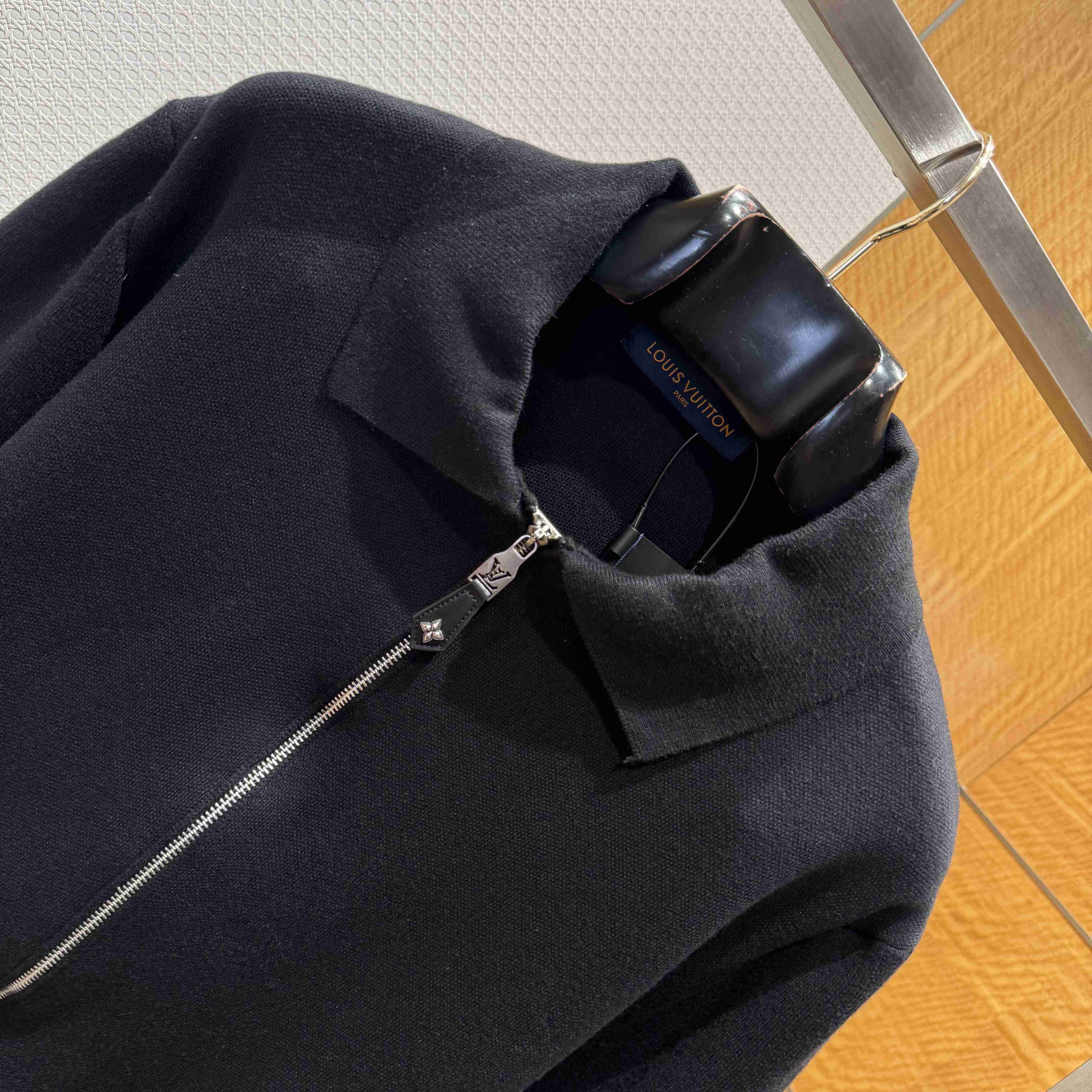 Louis Vuitton Knit Blouson With Leather Details   1AH346 - DopestKickz