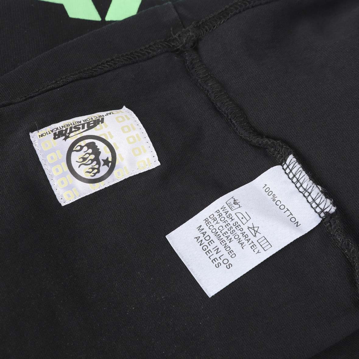 Hellstar Star Green Angry Person Tee - DopestKickz