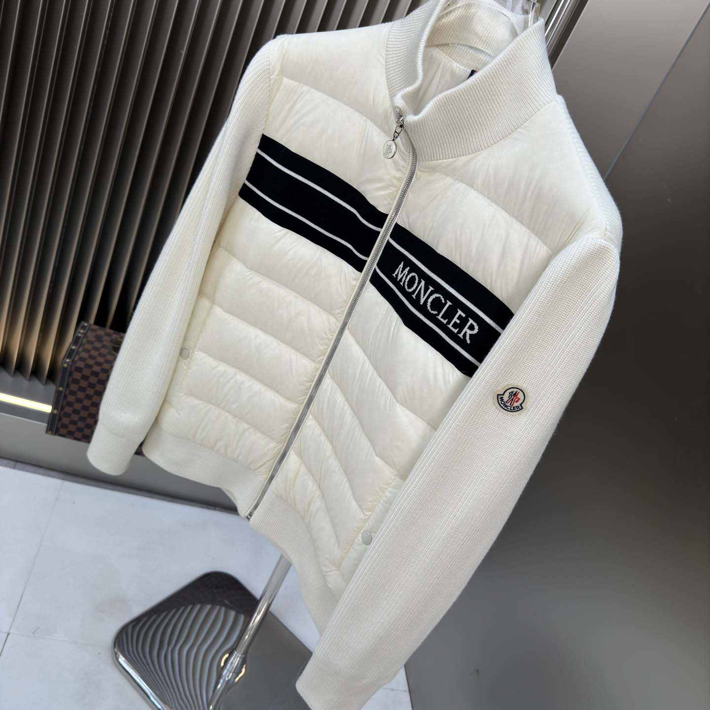 Moncler Color Block Zip Cardigan  - DopestKickz