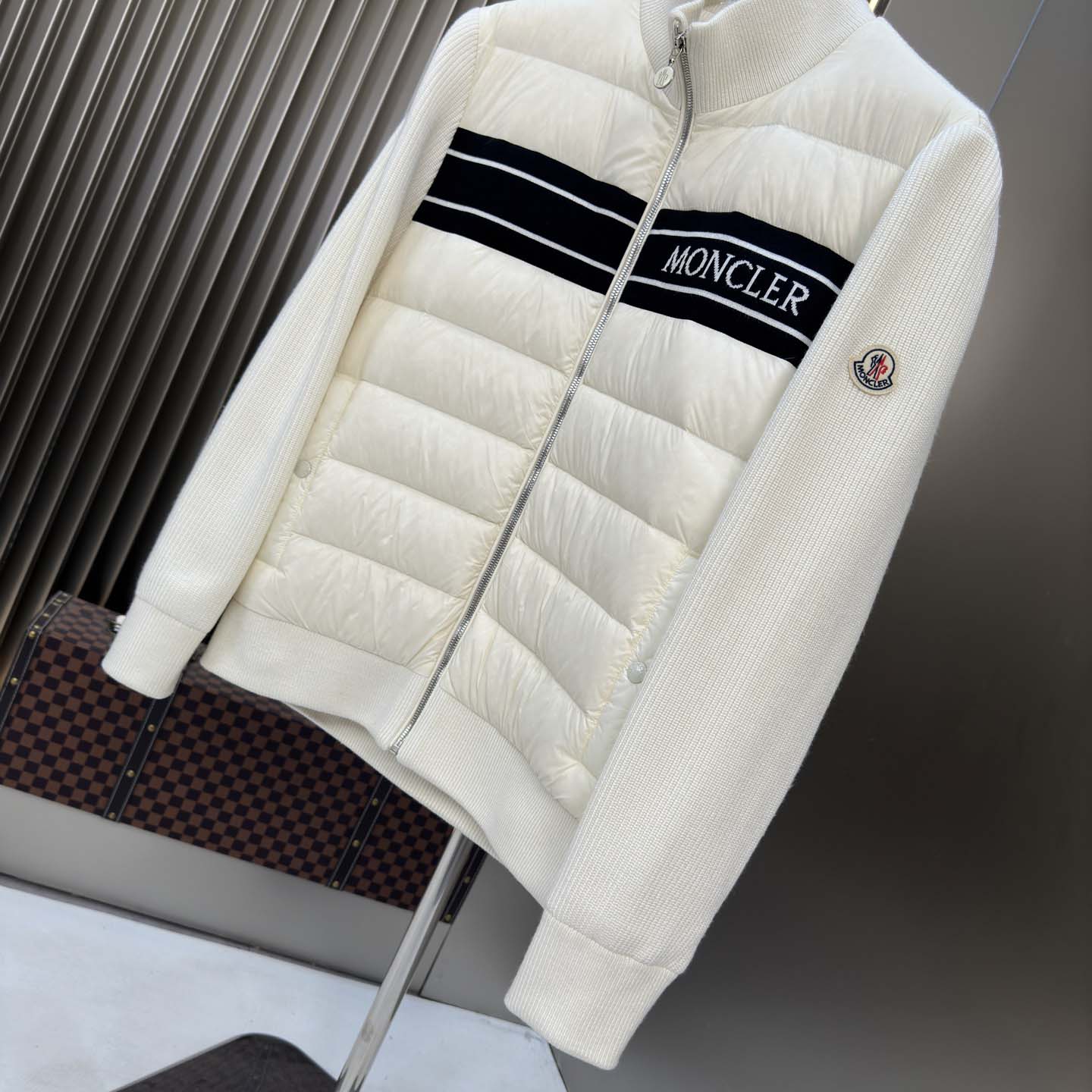 Moncler Color Block Zip Cardigan  - DopestKickz