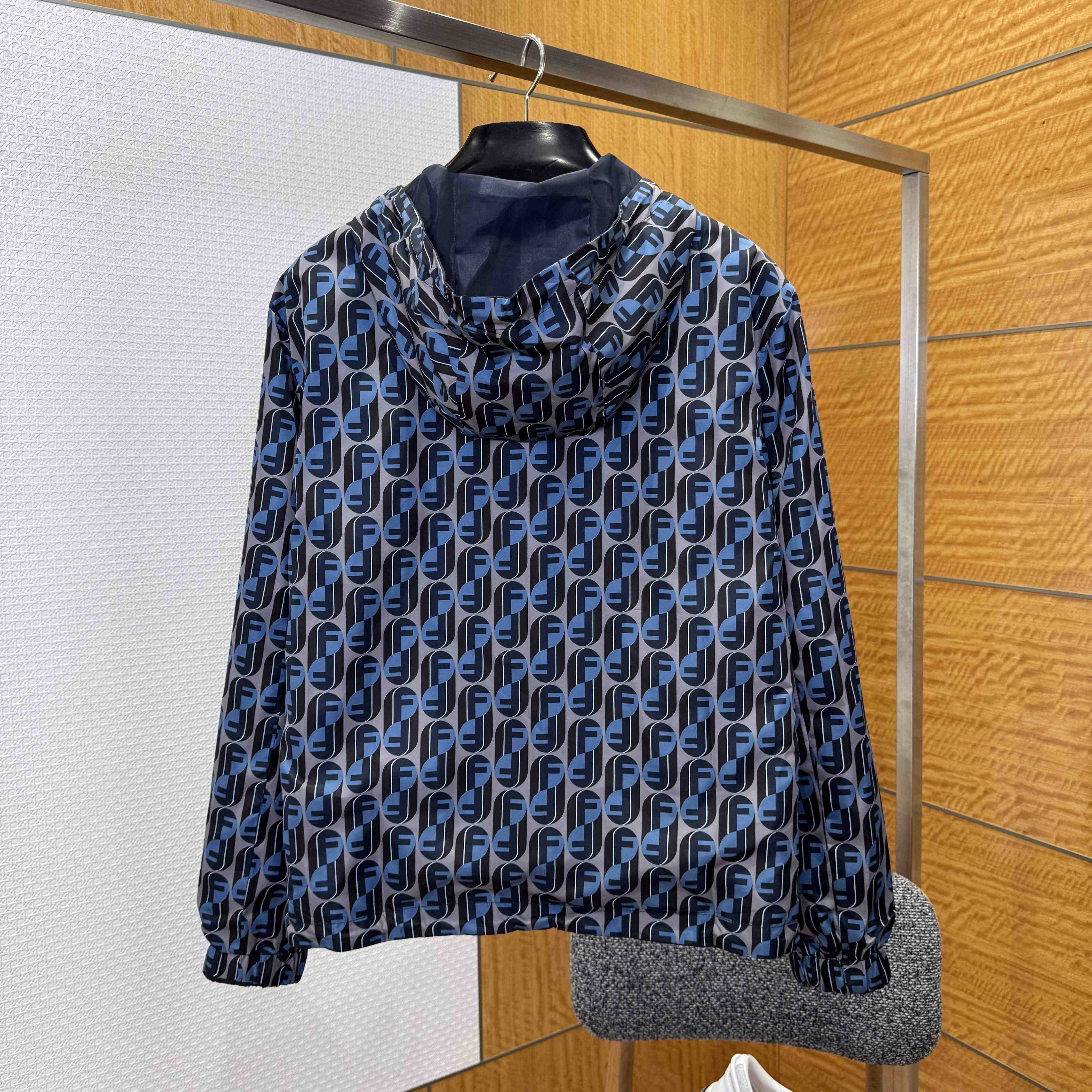 Fendi Men's Reversible Nylon Windbreaker - DopestKickz