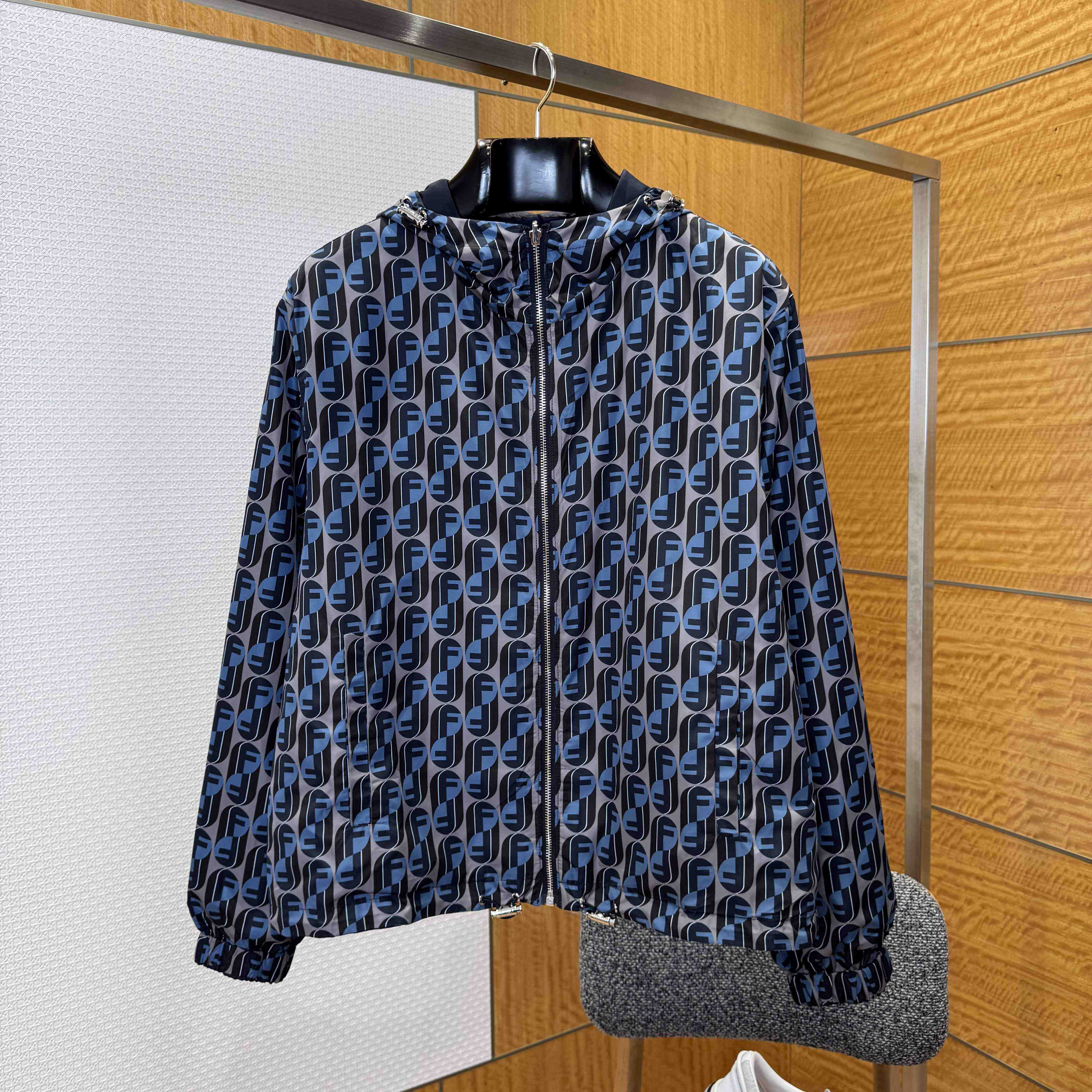 Fendi Men's Reversible Nylon Windbreaker - DopestKickz