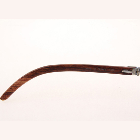 Cartier CT_3524012 Diamond Wood Eyeglasses In Silver Grey - DopestKickz