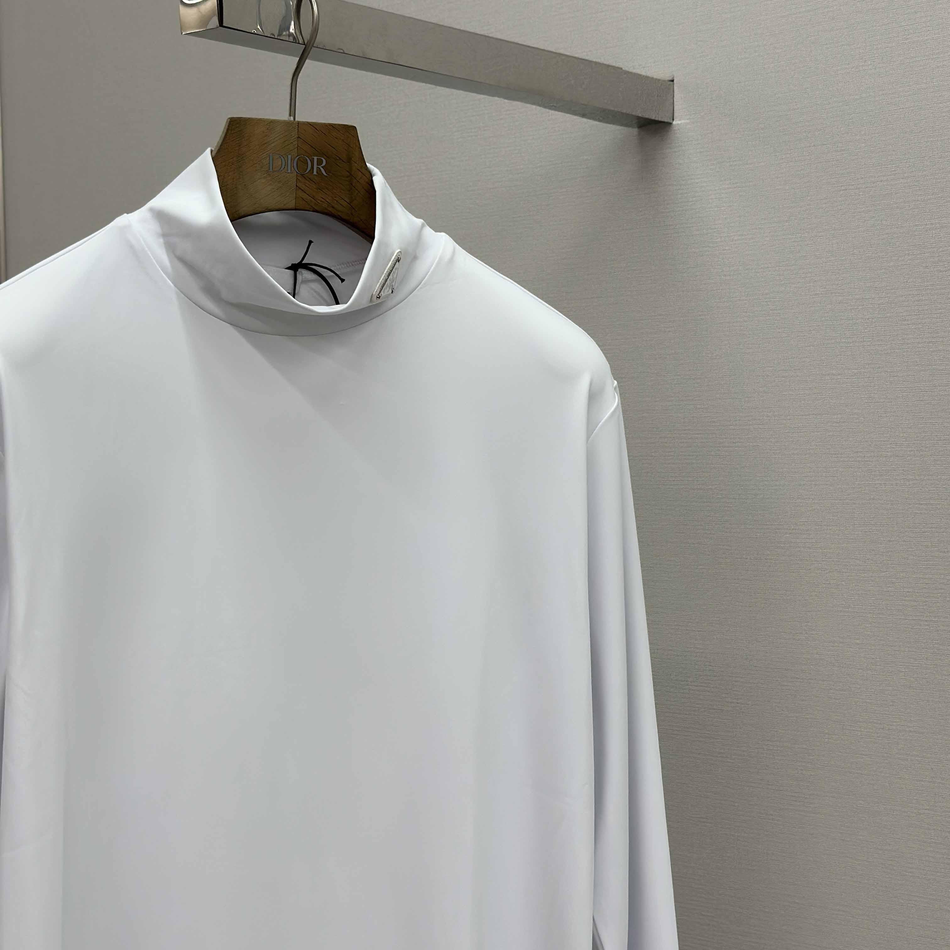 Prada Technical Jersey Mock Turtleneck - DopestKickz