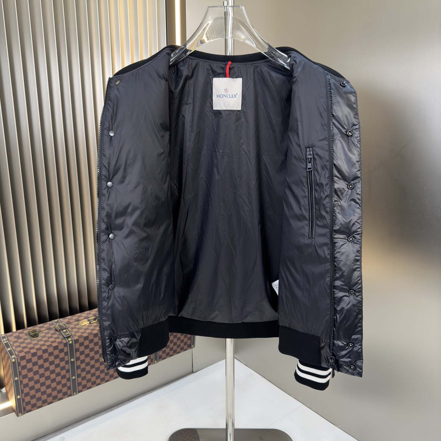 Moncler Paneled Down Jacket - DopestKickz
