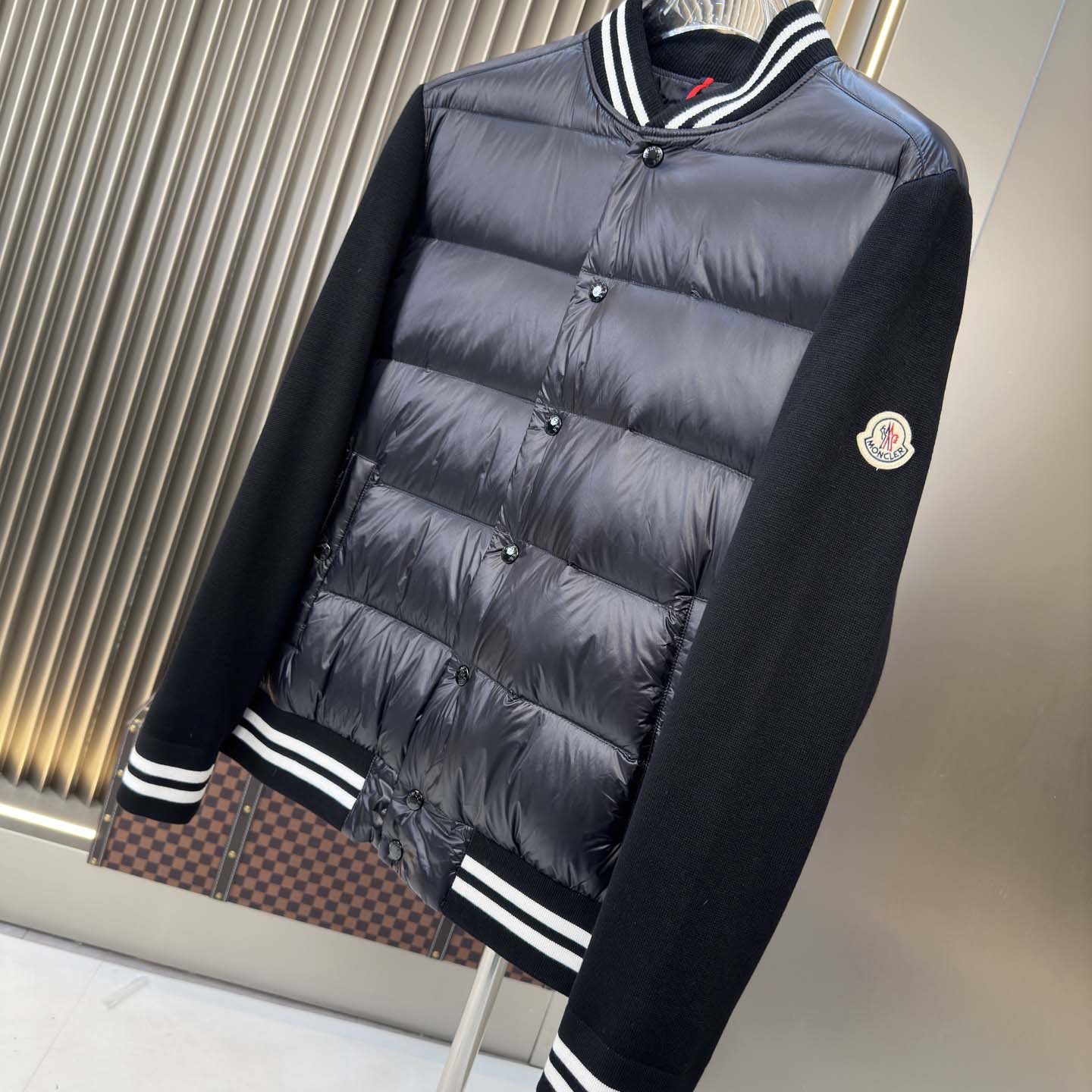 Moncler Paneled Down Jacket - DopestKickz