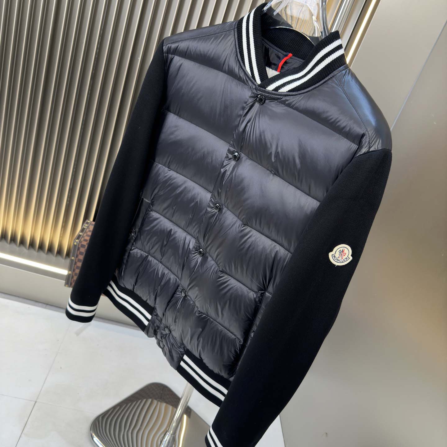 Moncler Paneled Down Jacket - DopestKickz