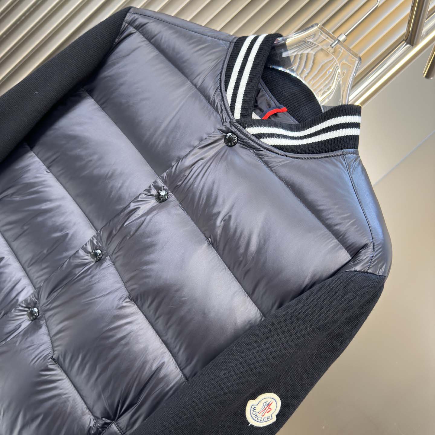 Moncler Paneled Down Jacket - DopestKickz