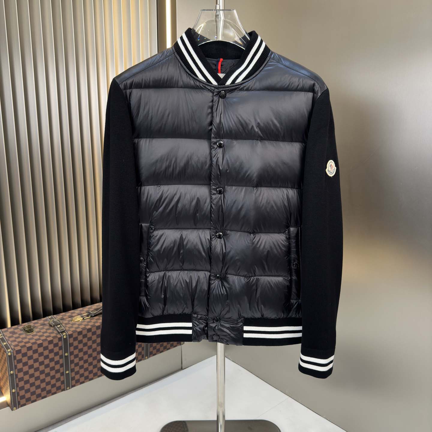 Moncler Paneled Down Jacket - DopestKickz