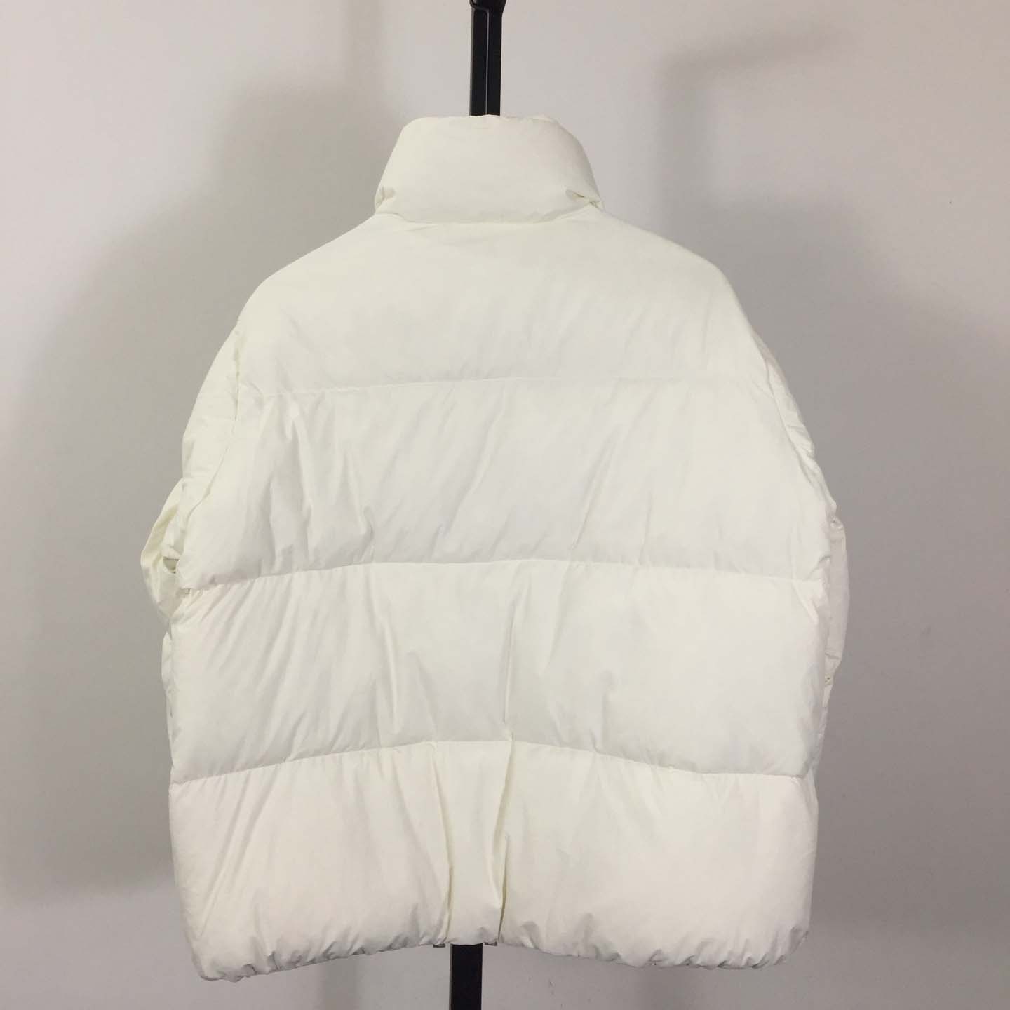 Moncler X Willow Smith Yael Down Jacket In White - DopestKickz