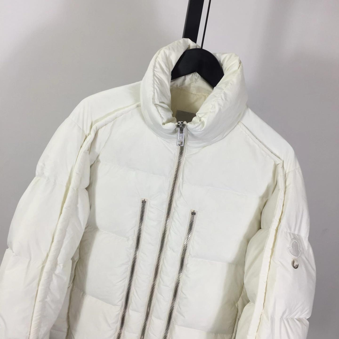 Moncler X Willow Smith Yael Down Jacket In White - DopestKickz