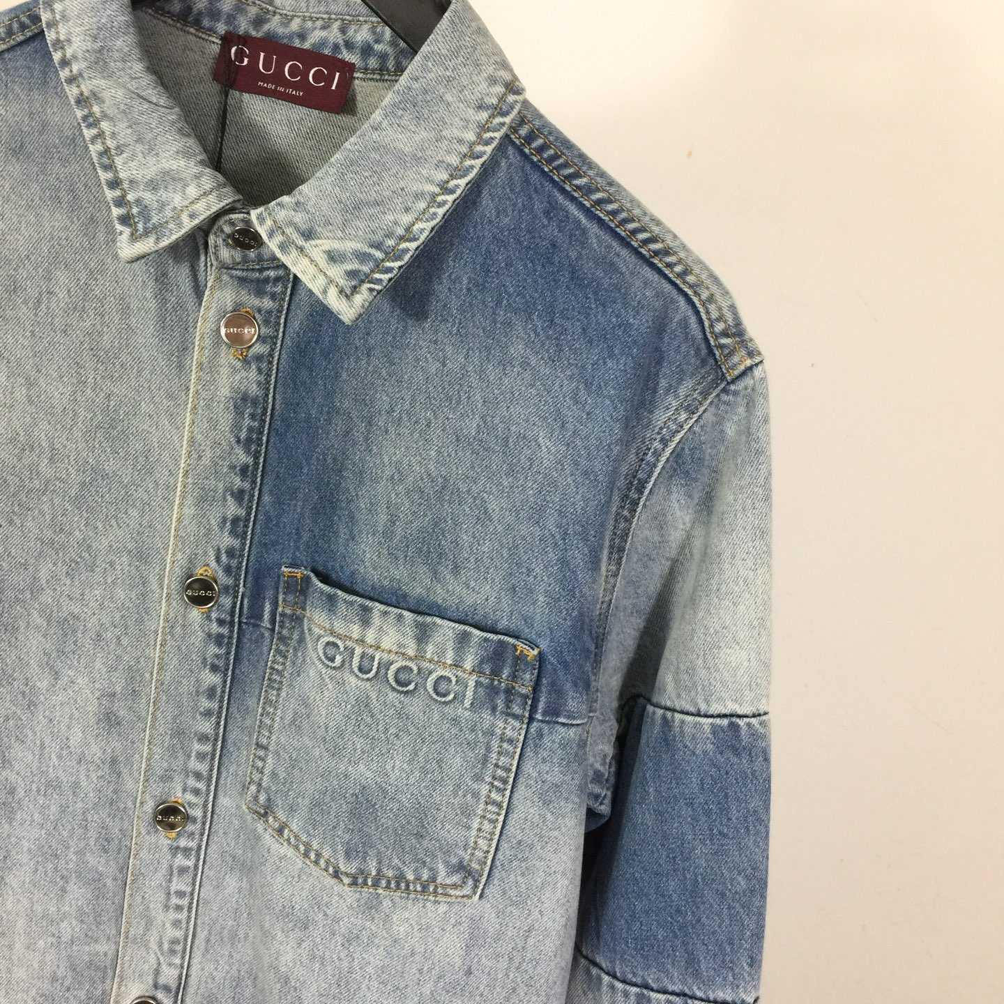 Gucci Cotton Denim Shirt - DopestKickz