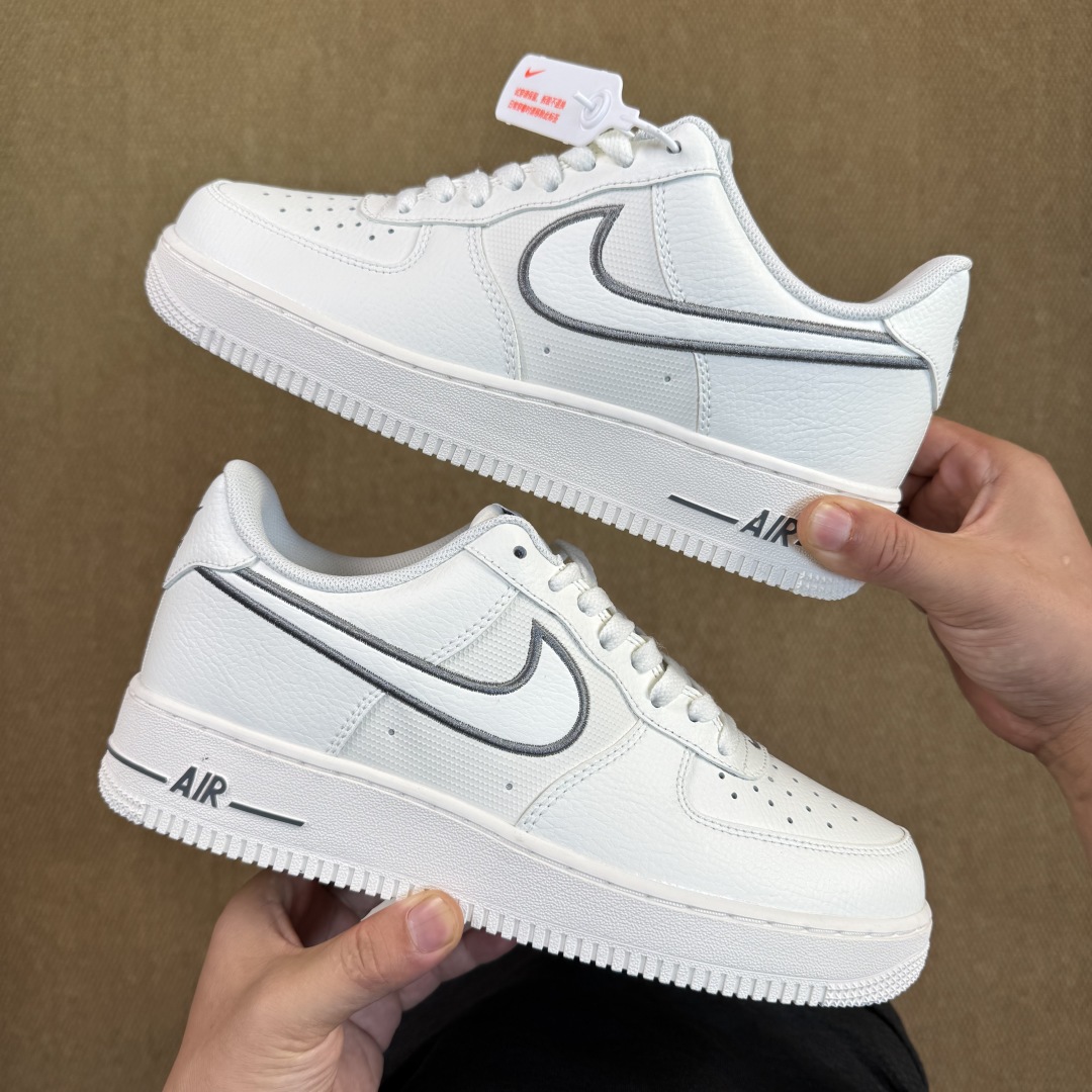 Nike Air Force 1 White/Cool Grey IB7677-100 - DopestKickz